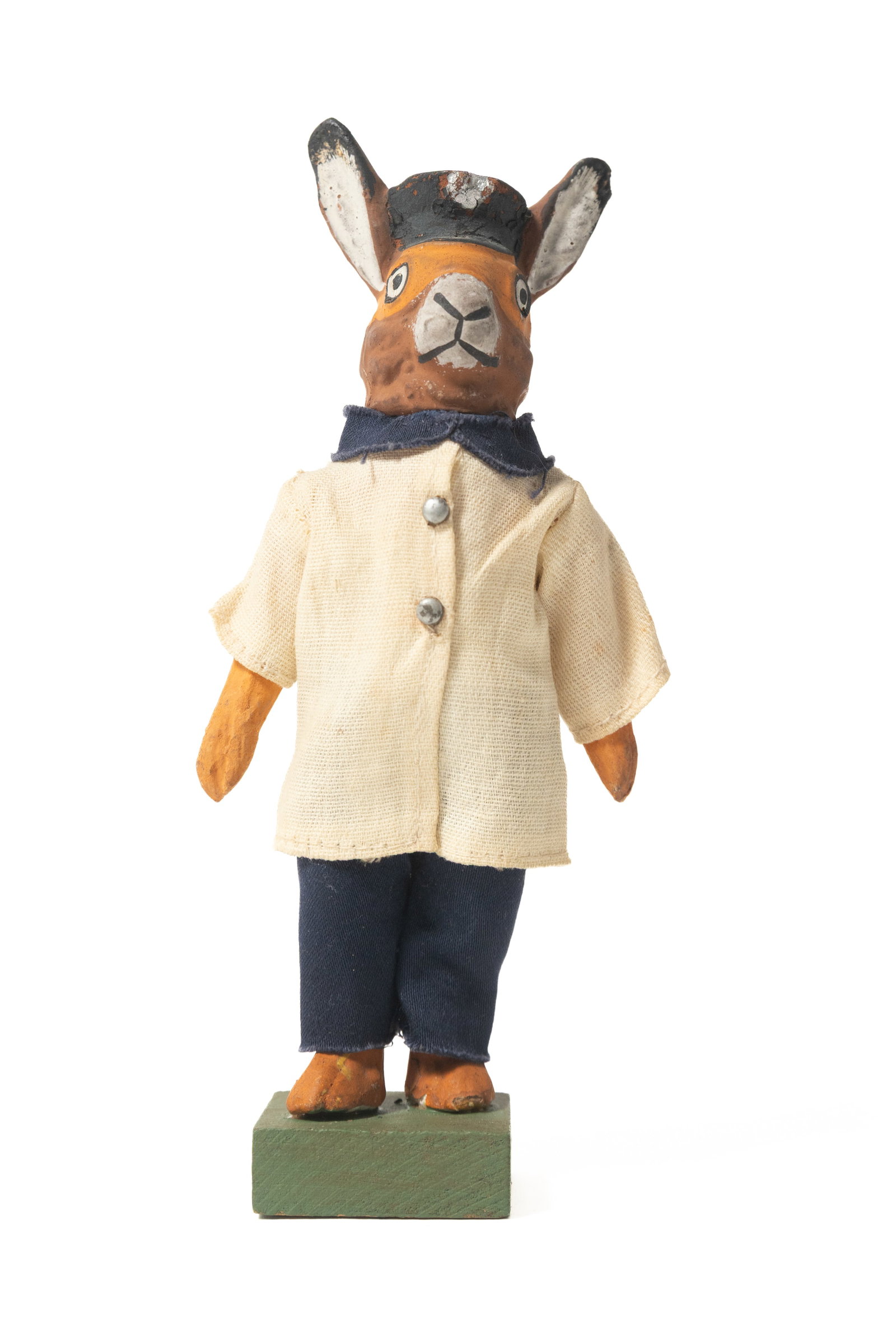 STANDING RABBIT CHAUFFER CANDY CONTAINER. (1 of 8)