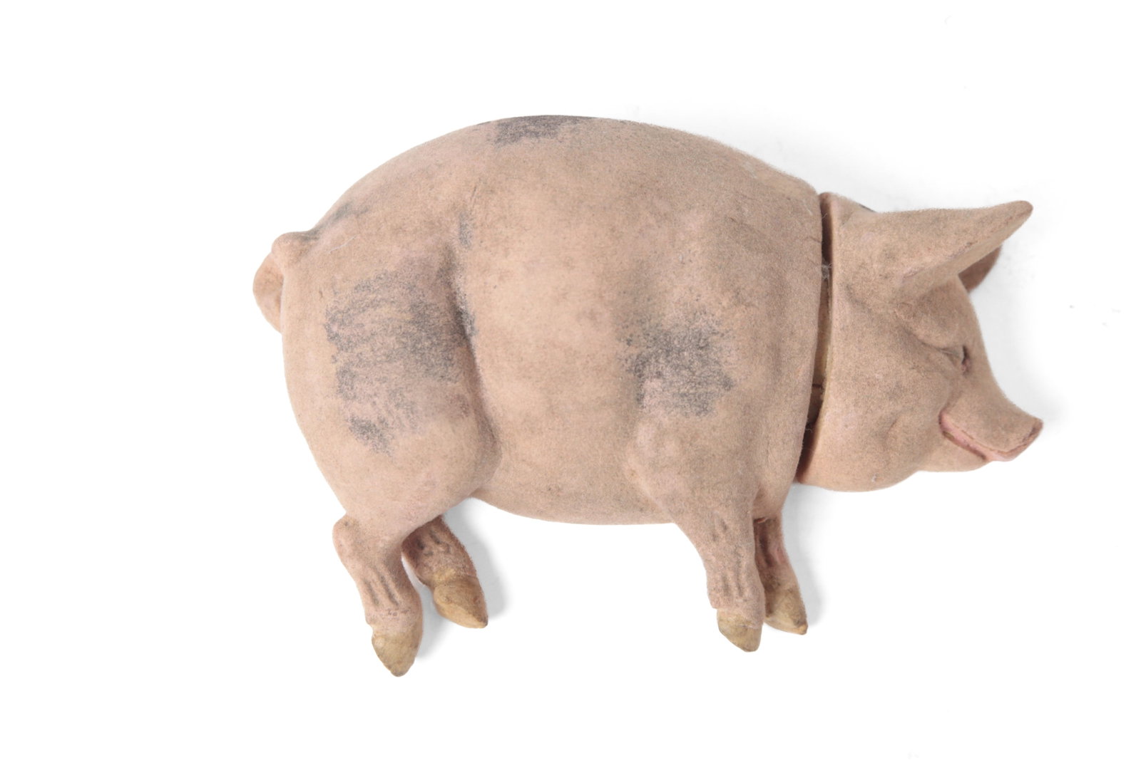 SLEEPING PIG CANDY CONTAINER. (1 of 5)