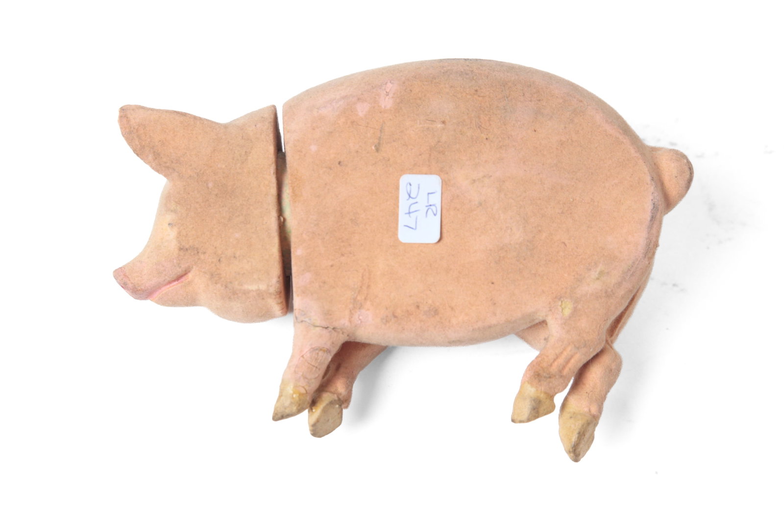 SLEEPING PIG CANDY CONTAINER. - 2
