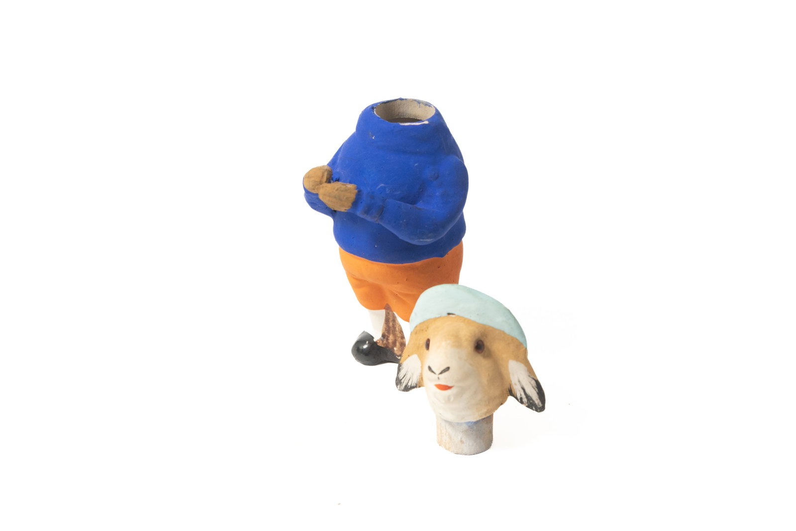 TWO RABBIT CANDY CONTAINERS. - 15