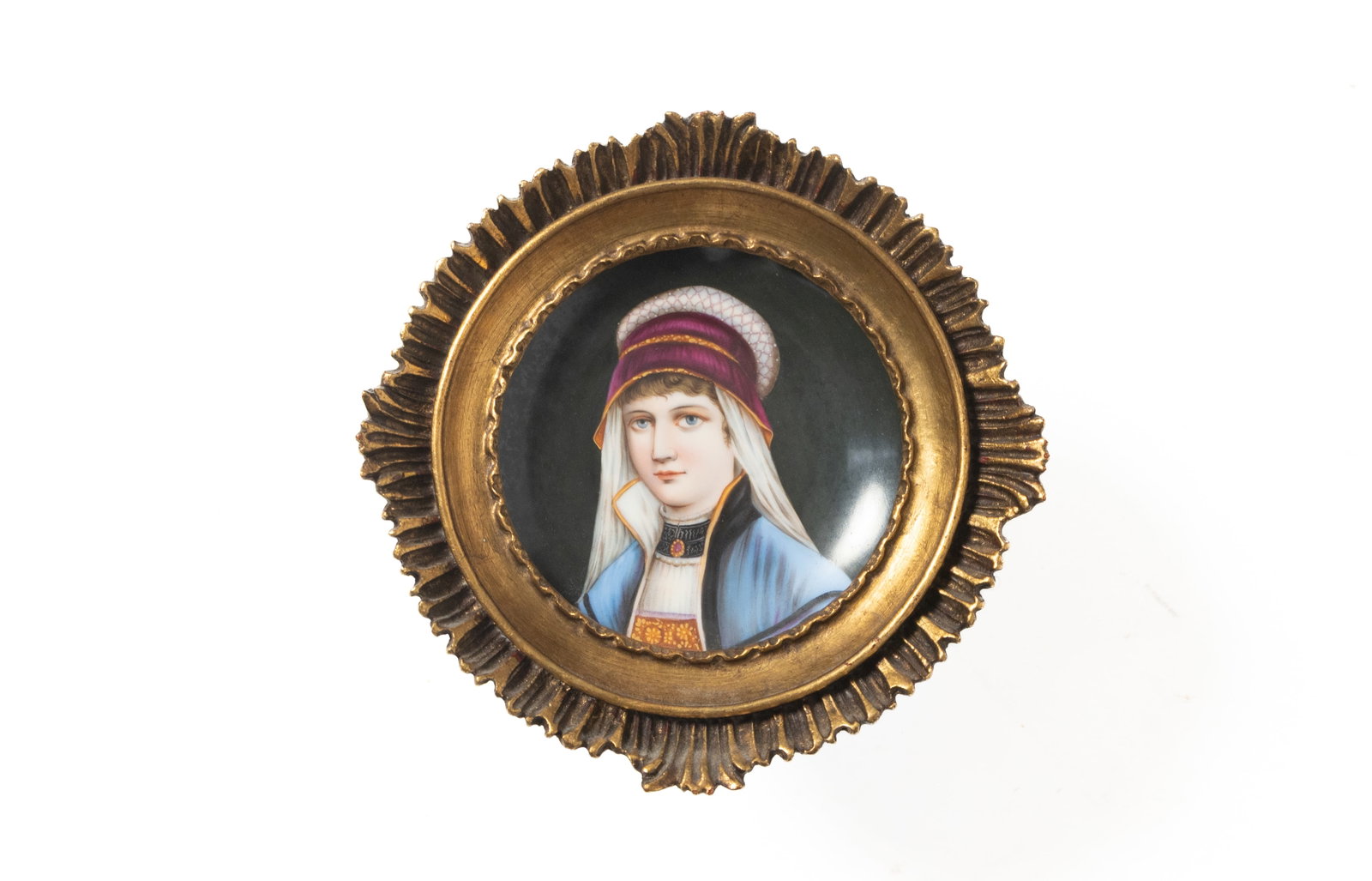 FOUR FRAMED PORTRAIT PLATES. - 5
