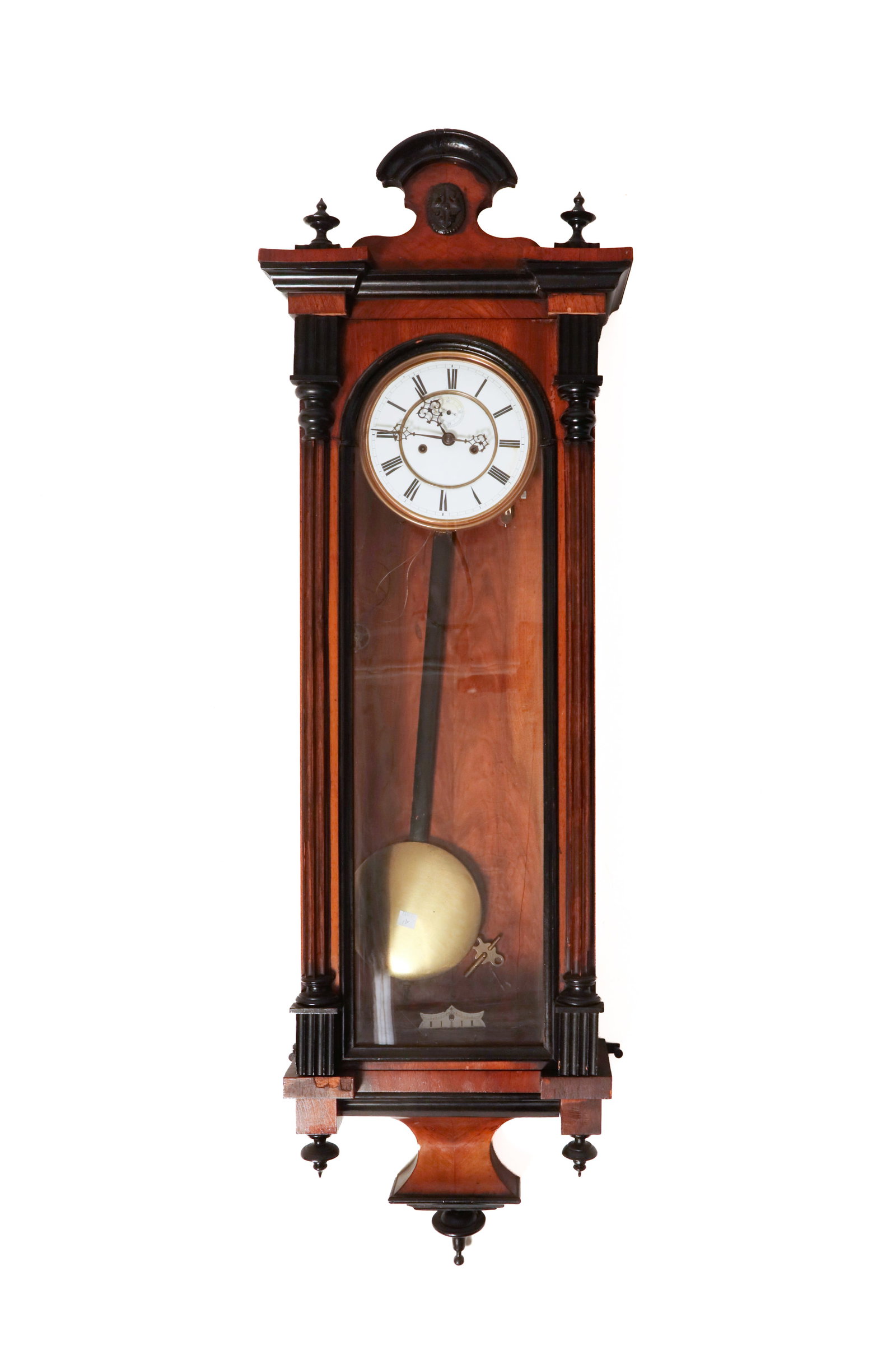 GERMAN REGULATOR WALL CLOCK. (1 of 13)