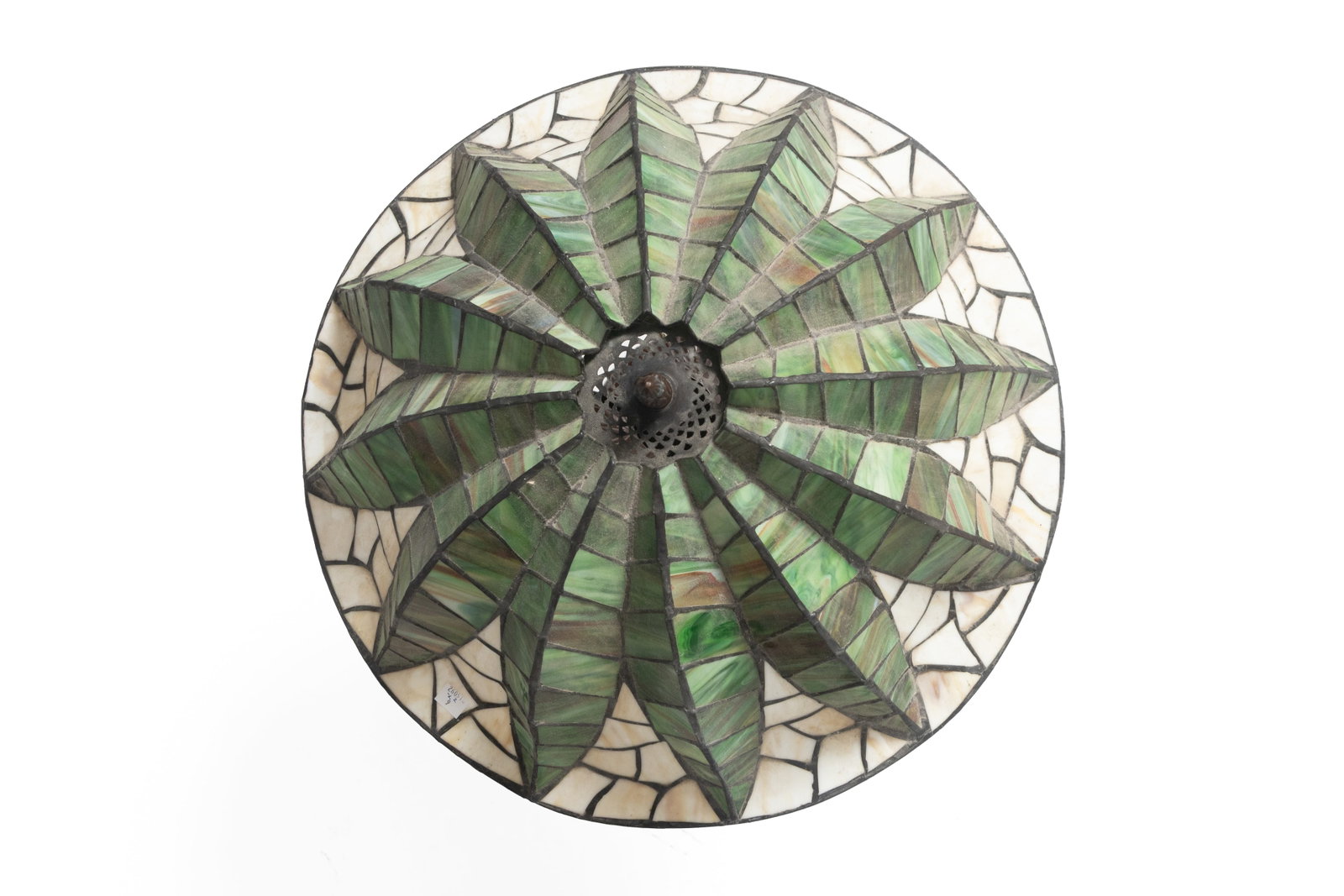 STAINED GLASS TABLE LAMP. - 3