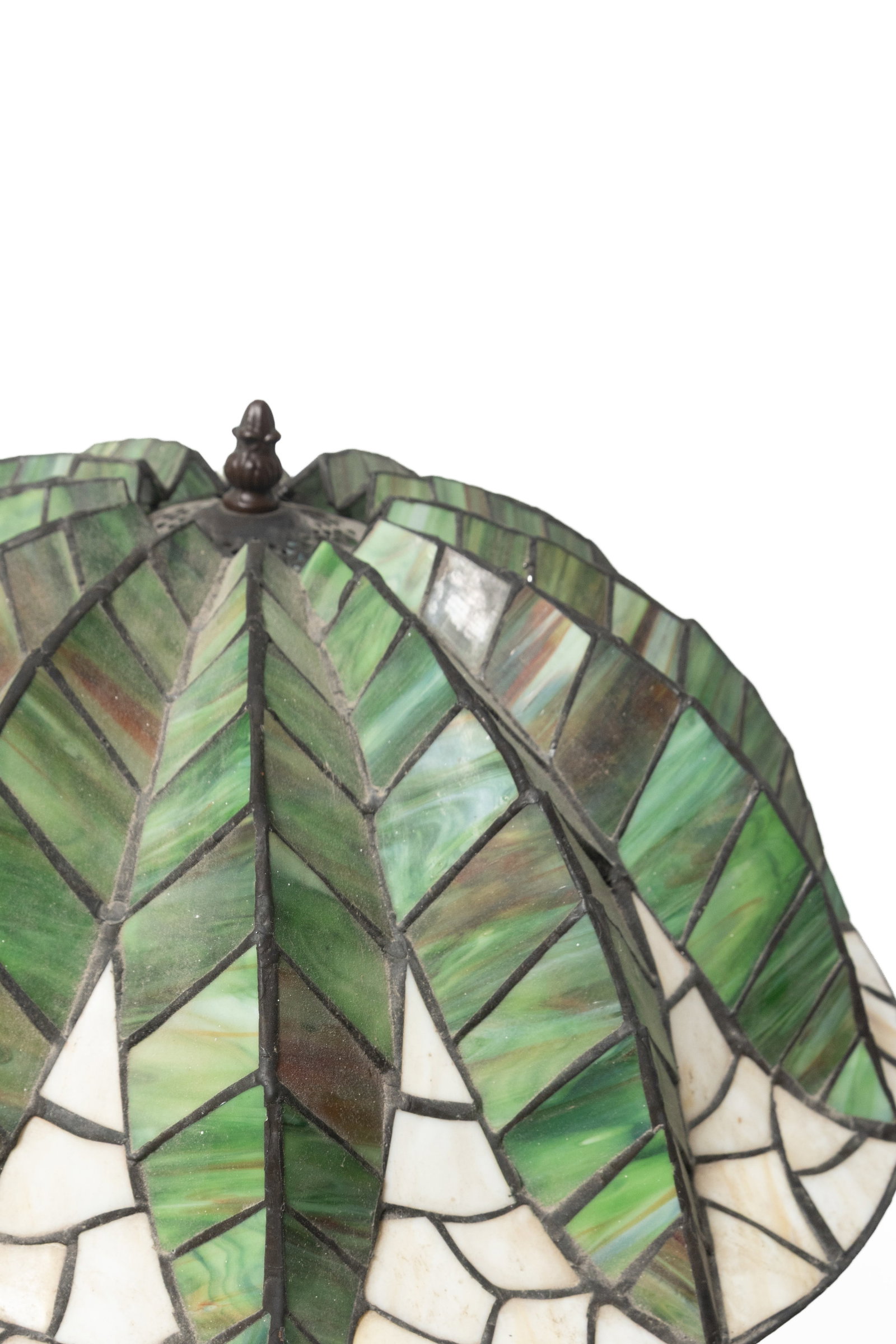 STAINED GLASS TABLE LAMP. - 5