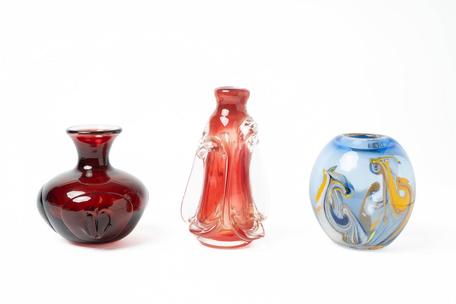 THREE DOMINICK LABINO VASES. (1 of 16)