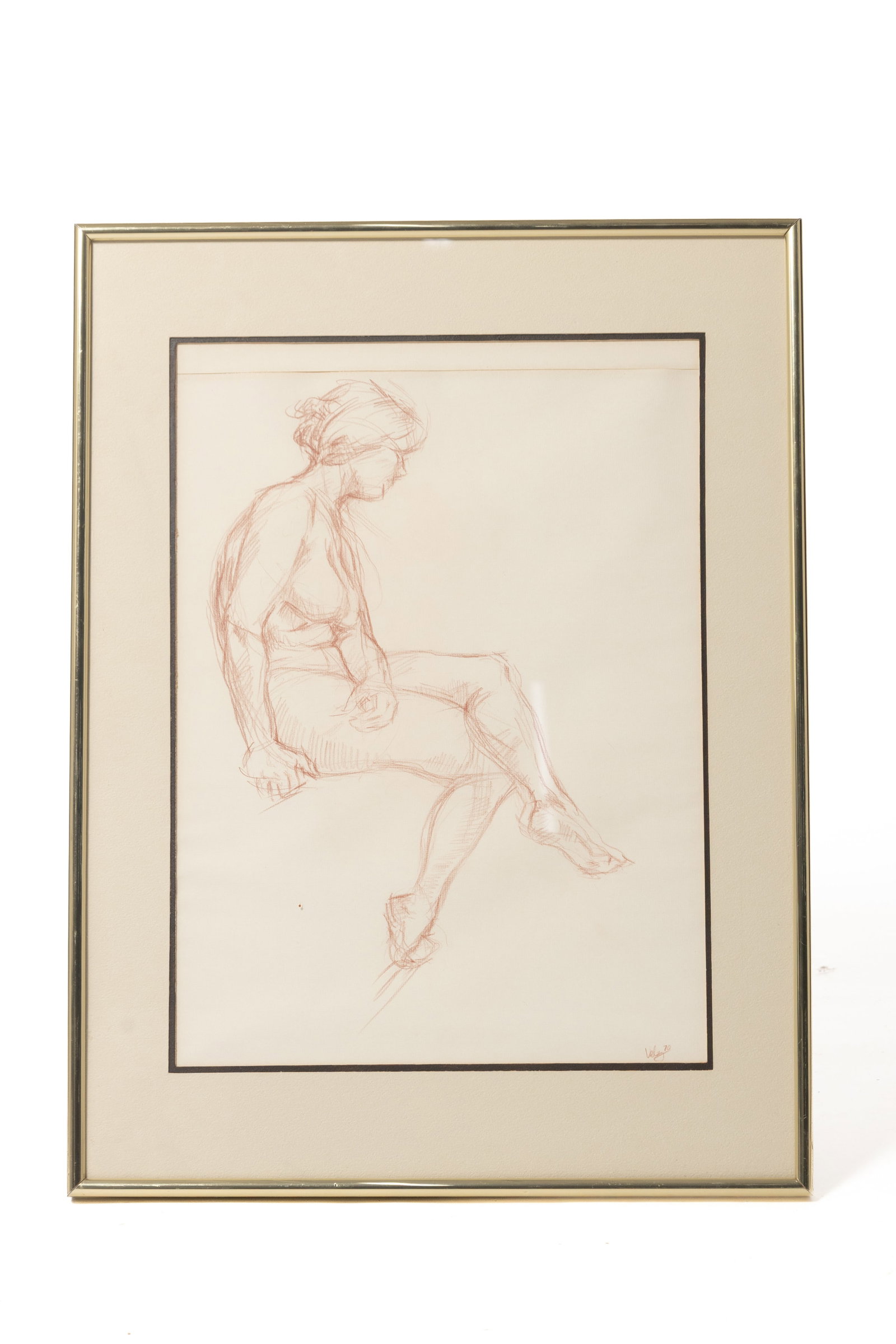 TWO FRAMED ARTWORKS. - 5