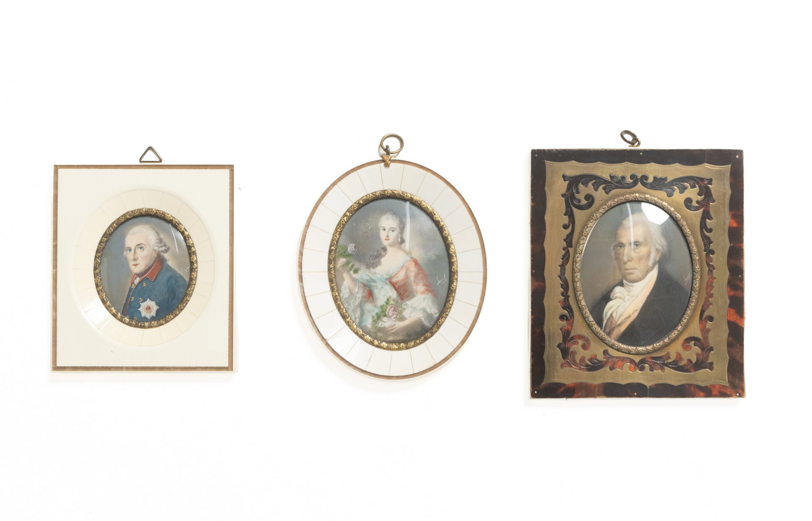 FIVE MINIATURE PORTRAITS. - 2