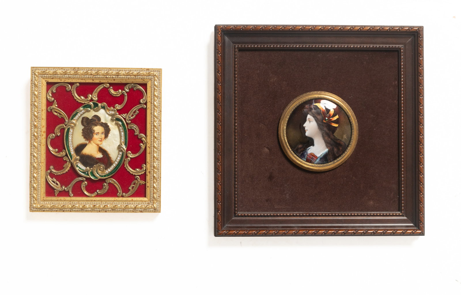 FIVE MINIATURE PORTRAITS. - 5