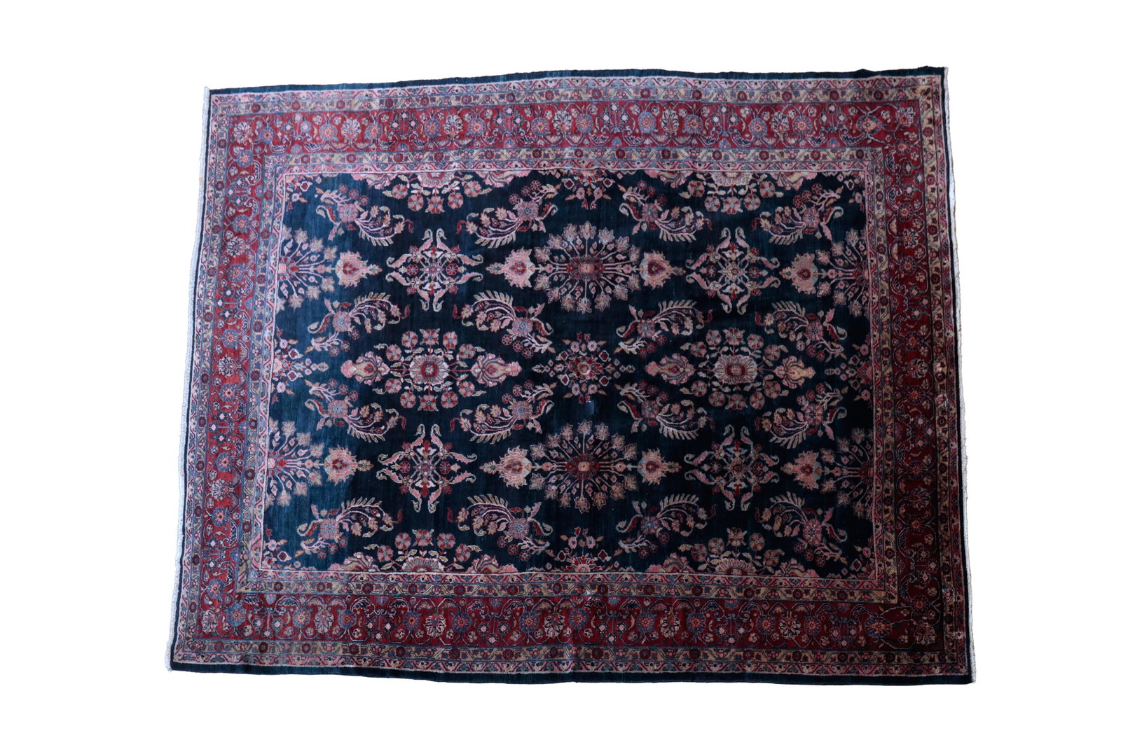 PERSIAN LILIHAN HAND-KNOTTED ROOM SIZE RUG. (1 of 5)