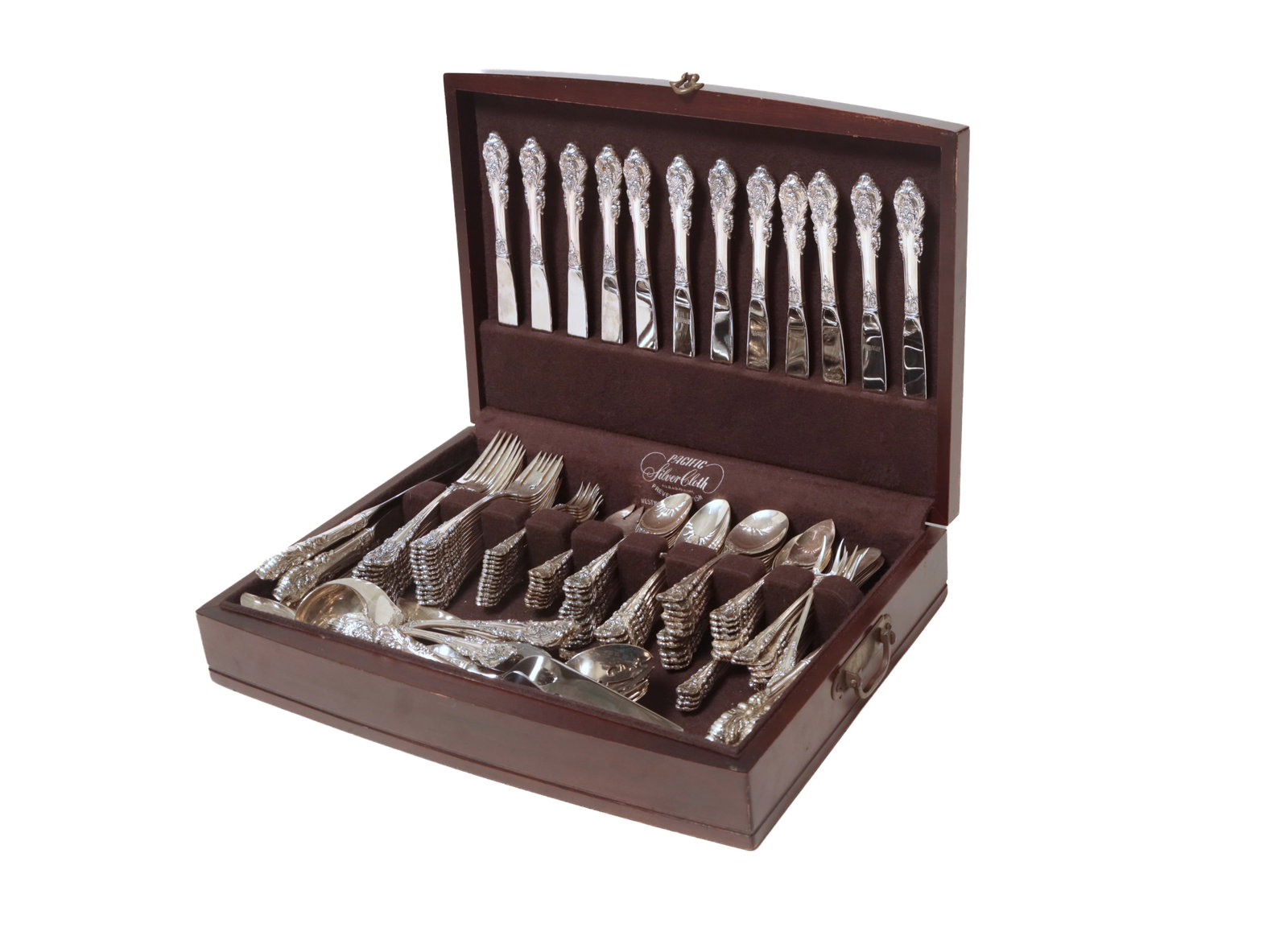 SET OF WALLACE "SIR CHRISTOPHER" STERLING SILVER FLATWARE (1 of 20)