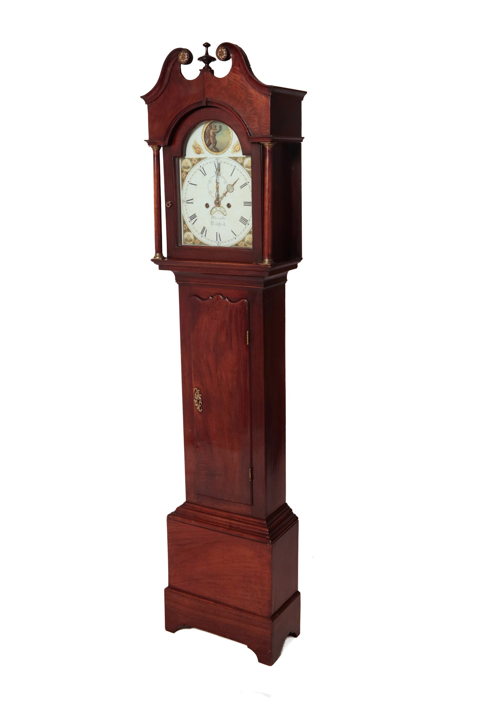 BRIDEFORD TALL CASE CLOCK BY WHITE AND SON. (1 of 9)
