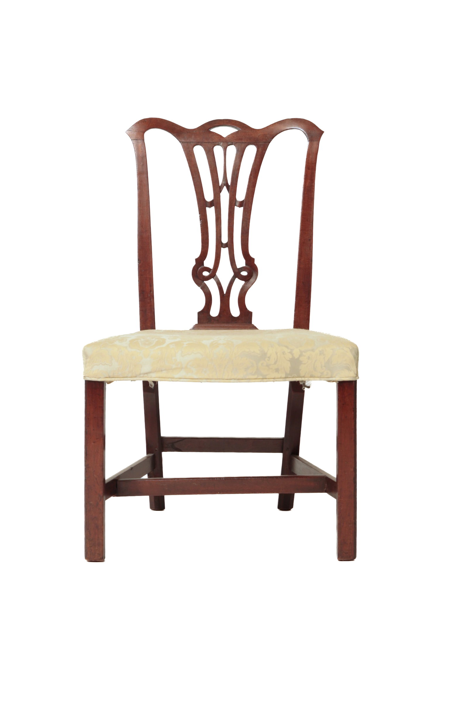 TWO CHIPPENDALE SIDE CHAIRS. - 12