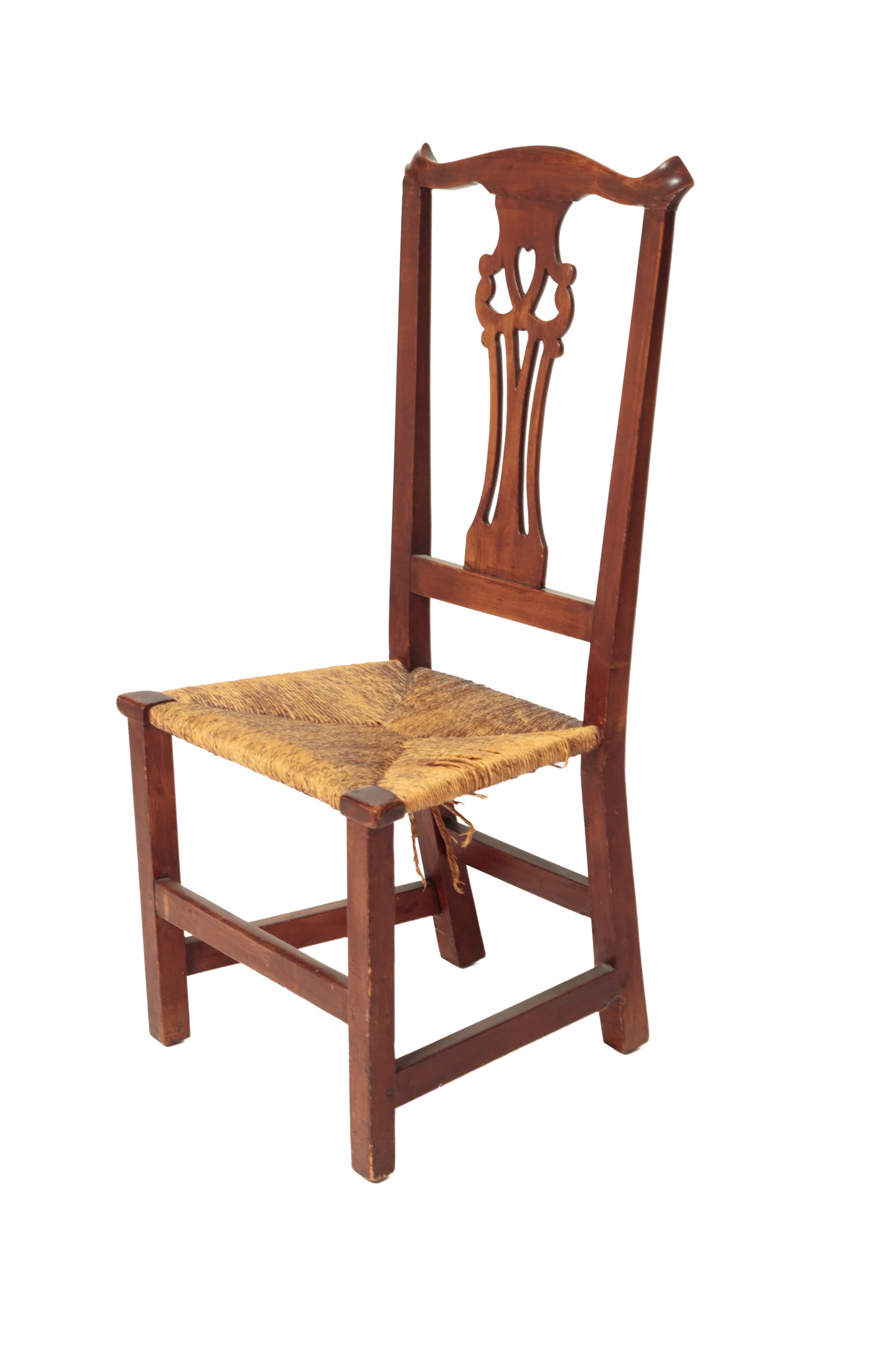 TWO CHIPPENDALE SIDE CHAIRS. - 6