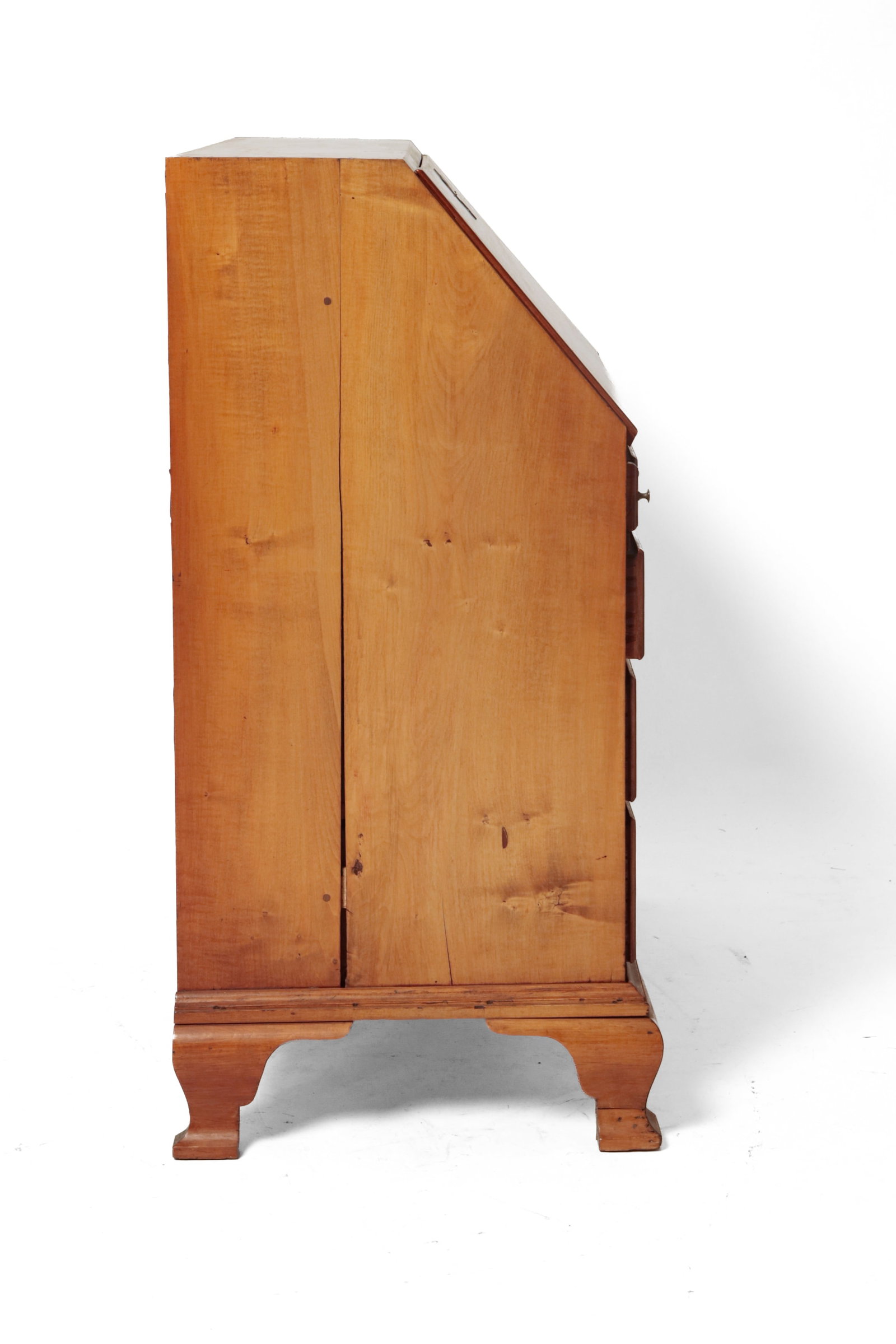 CHIPPENDALE SLANT-FRONT DESK. - 5