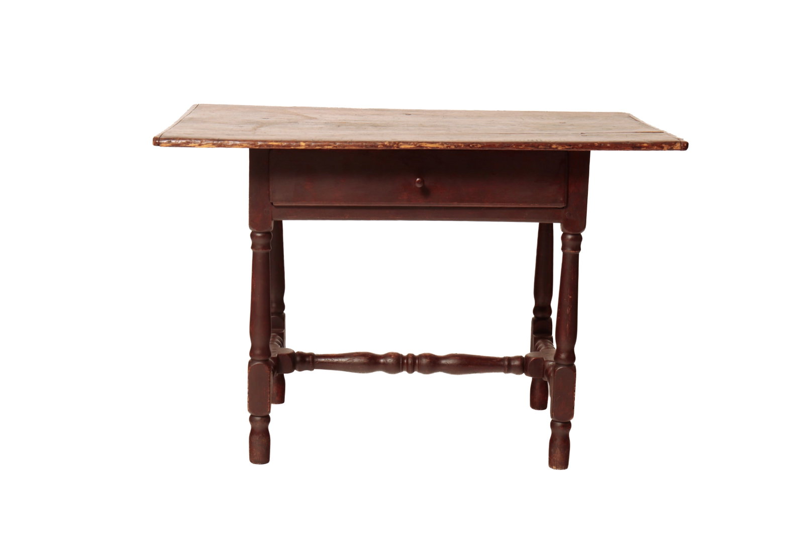 WILLIAM AND MARY MAPLE AND PINE TAVERN TABLE. (1 of 7)