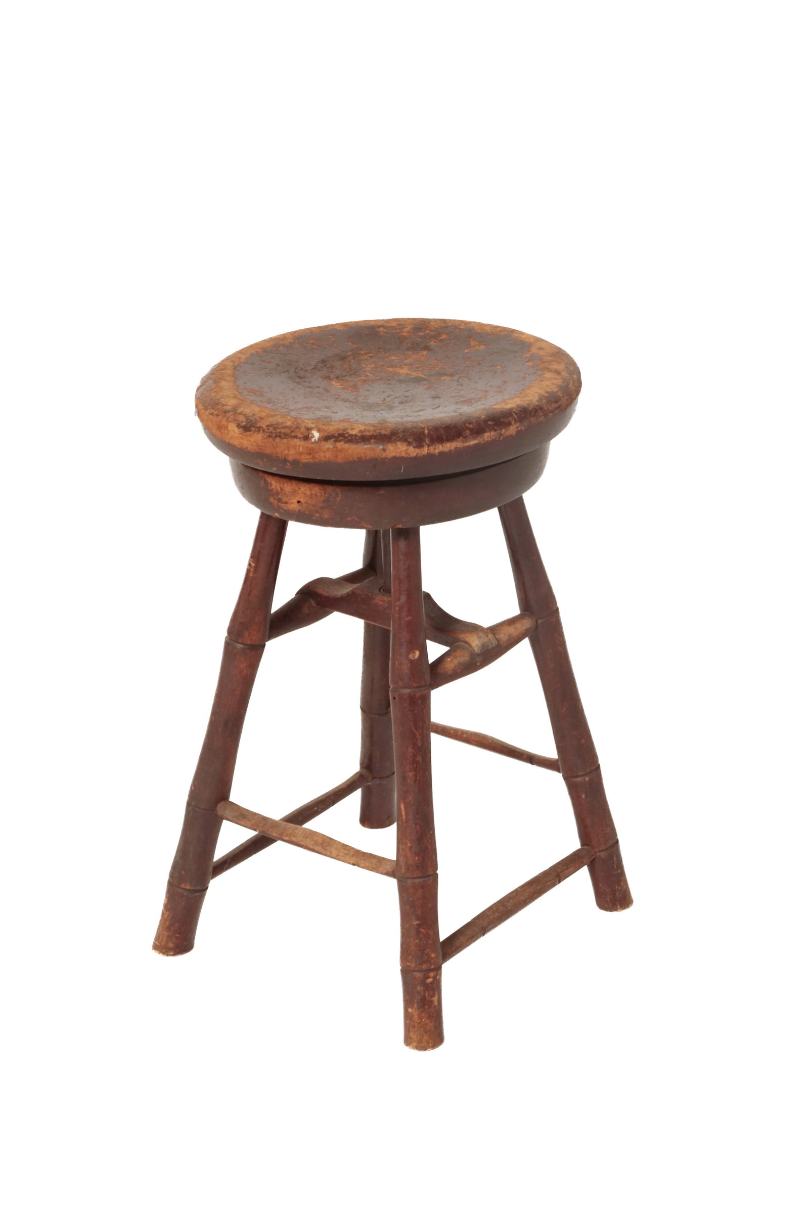HUBBARD & WHITE WINDSOR STOOL. - 7
