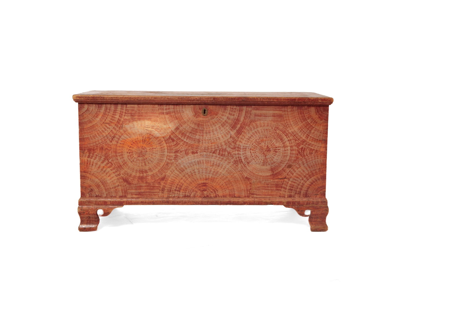 BLANKET CHEST ATTRIBUTED TO JACOB A. BLATT (BERKS COUNTY, PENNSYLVANIA, 1801 - 1878) WITH VIBRANT (1 of 9)