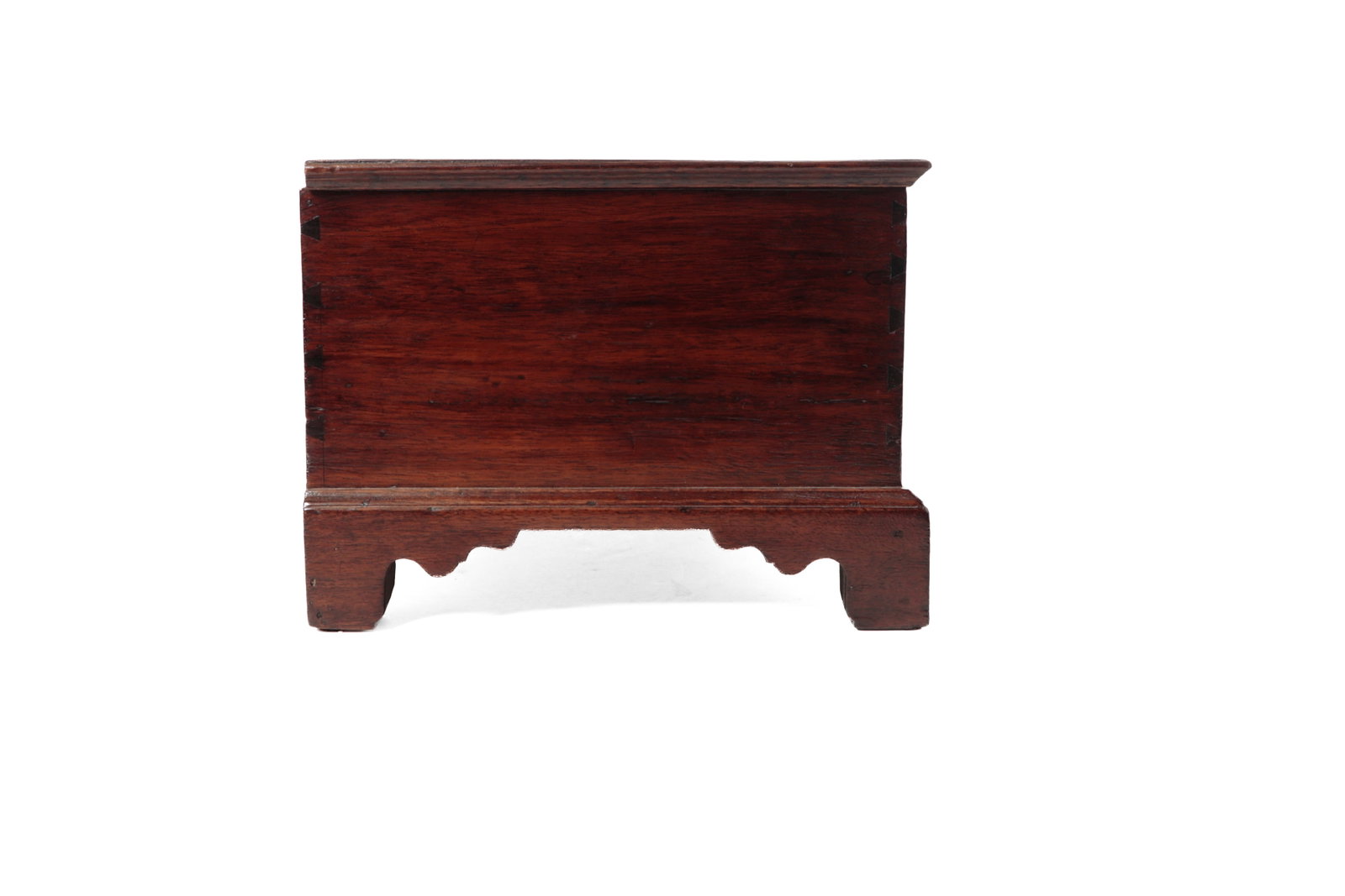 PENNSYLVANIA CHIPPENDALE WALNUT DOCUMENT BOX. - 5