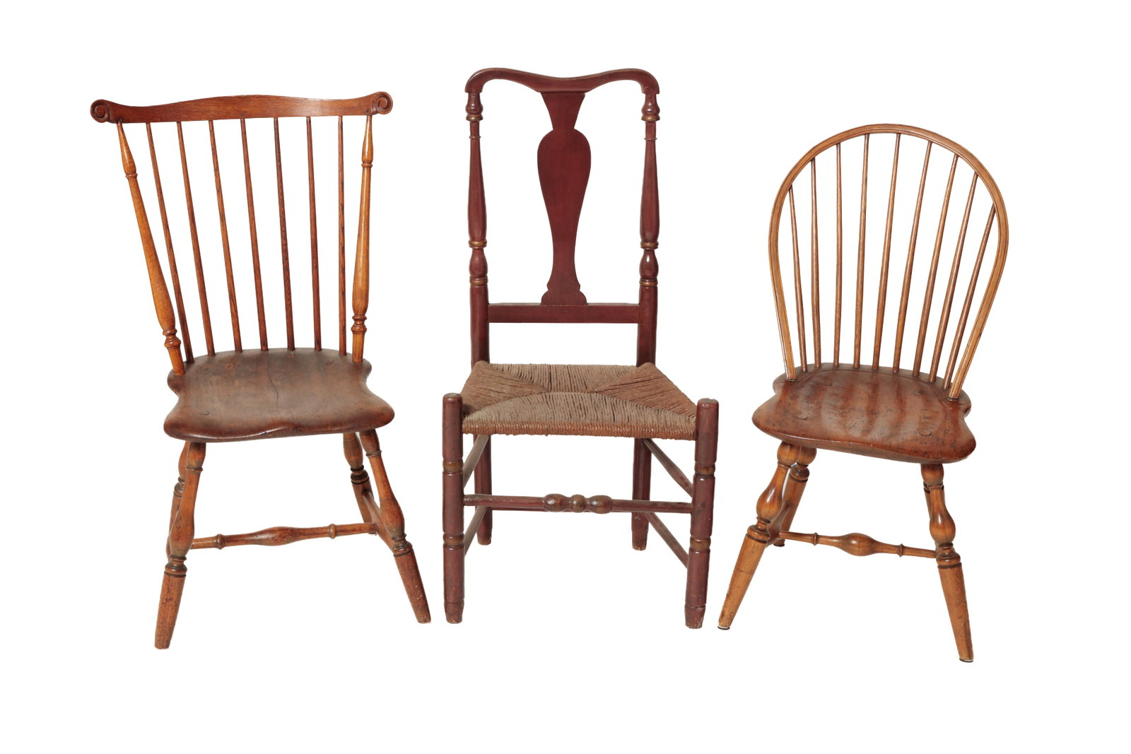THREE EARLY CHAIRS. (1 of 20)