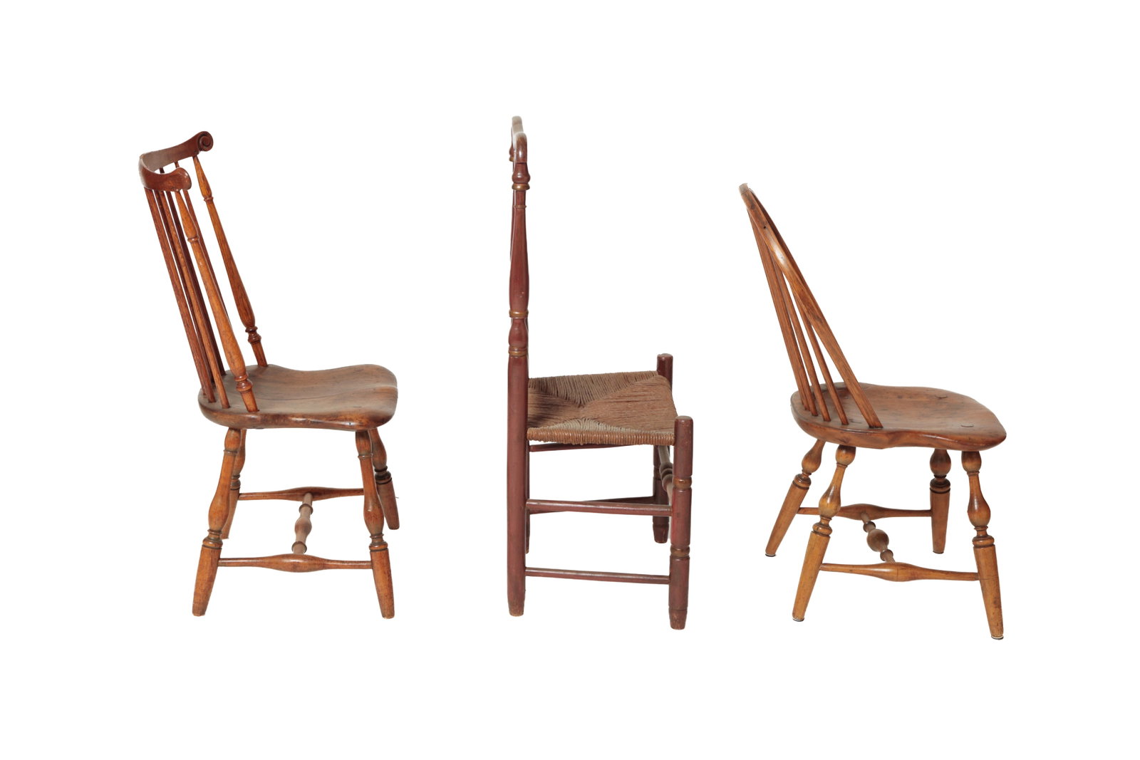 THREE EARLY CHAIRS. - 3