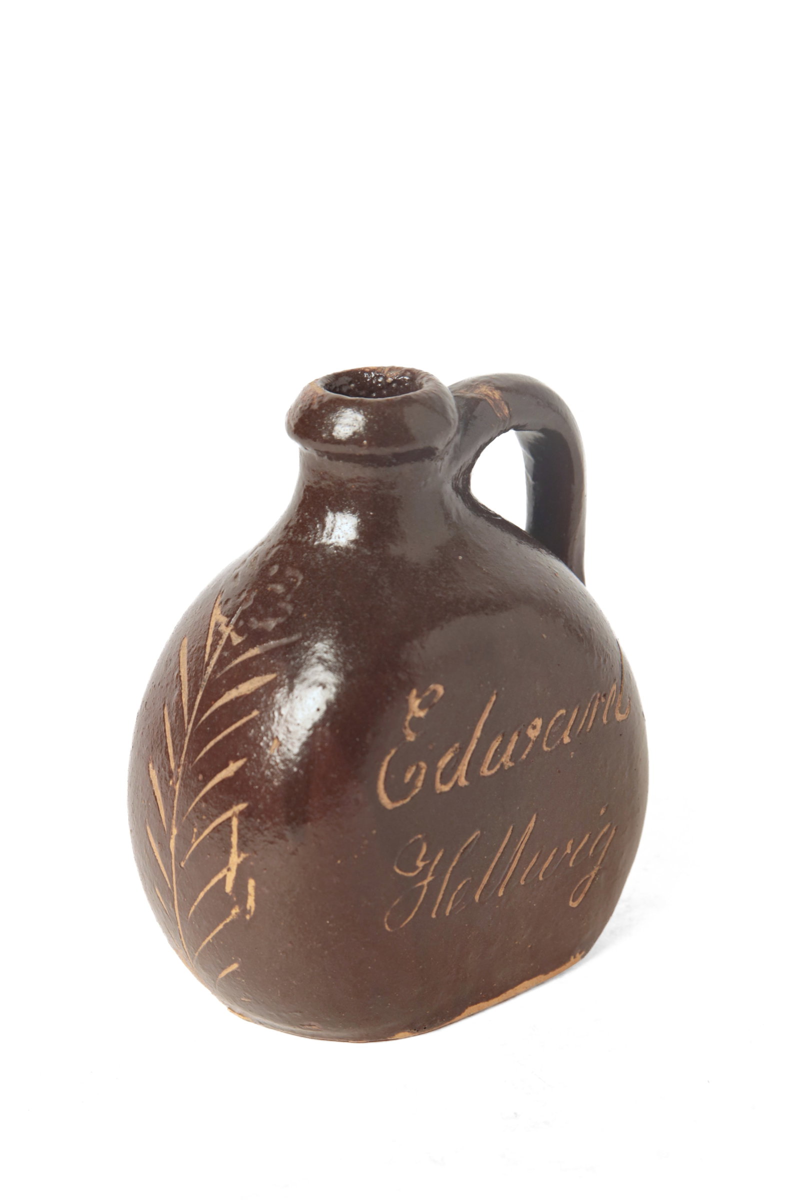 DIMINUTIVE SCRATCH JUG, DATED 1868. (1 of 9)