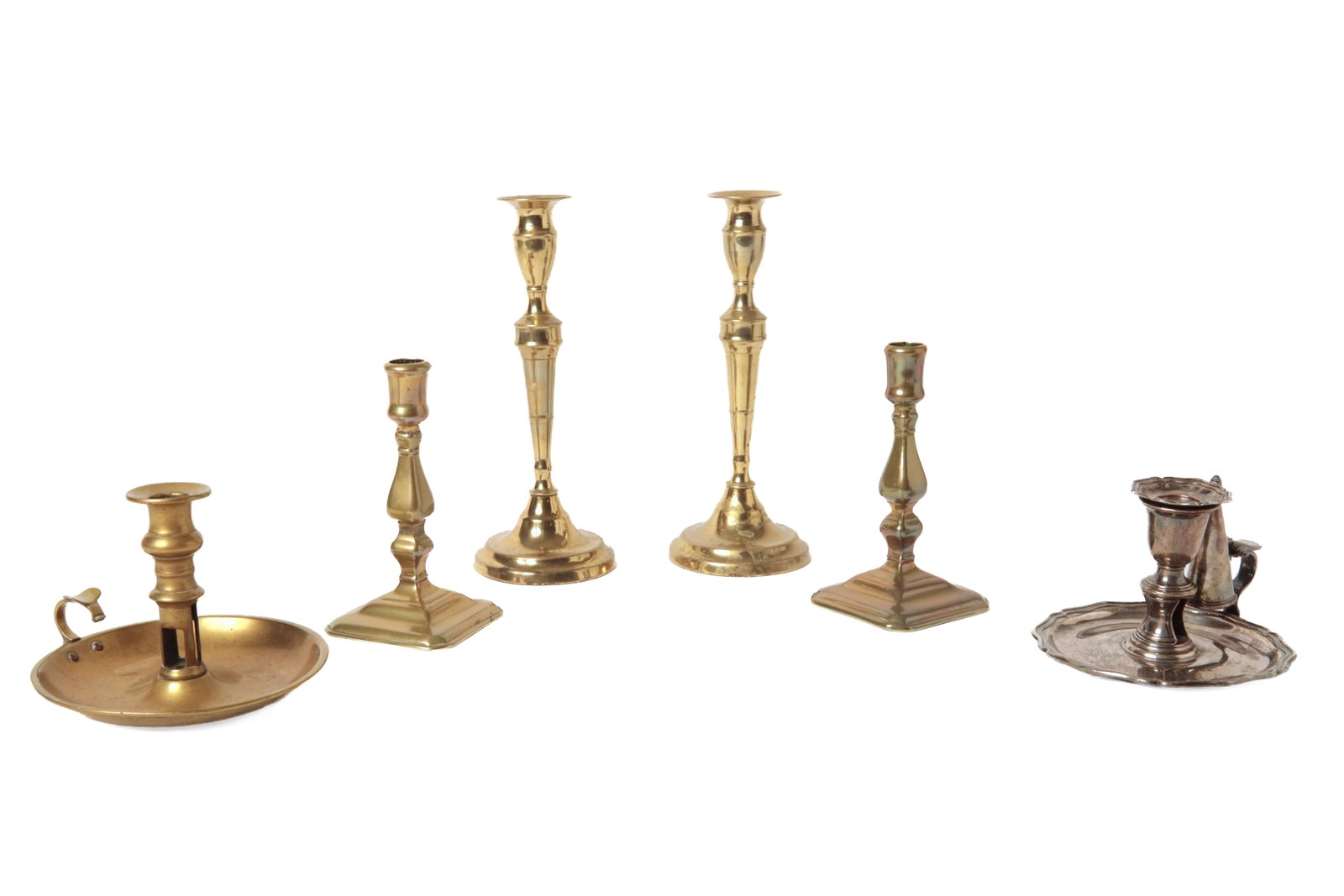 GROUP OF CANDLESTICKS. (1 of 16)