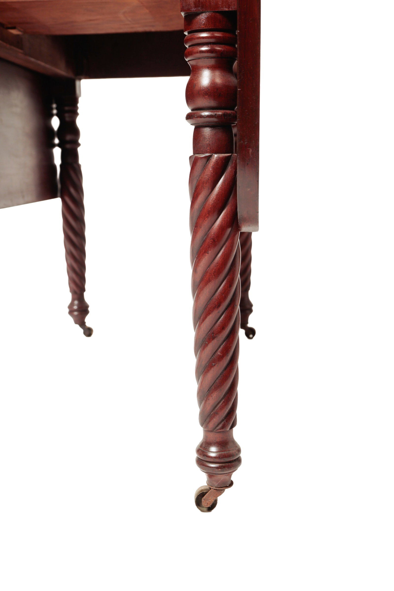 LATE SHERATON DROP-LEAF TABLE. - 6