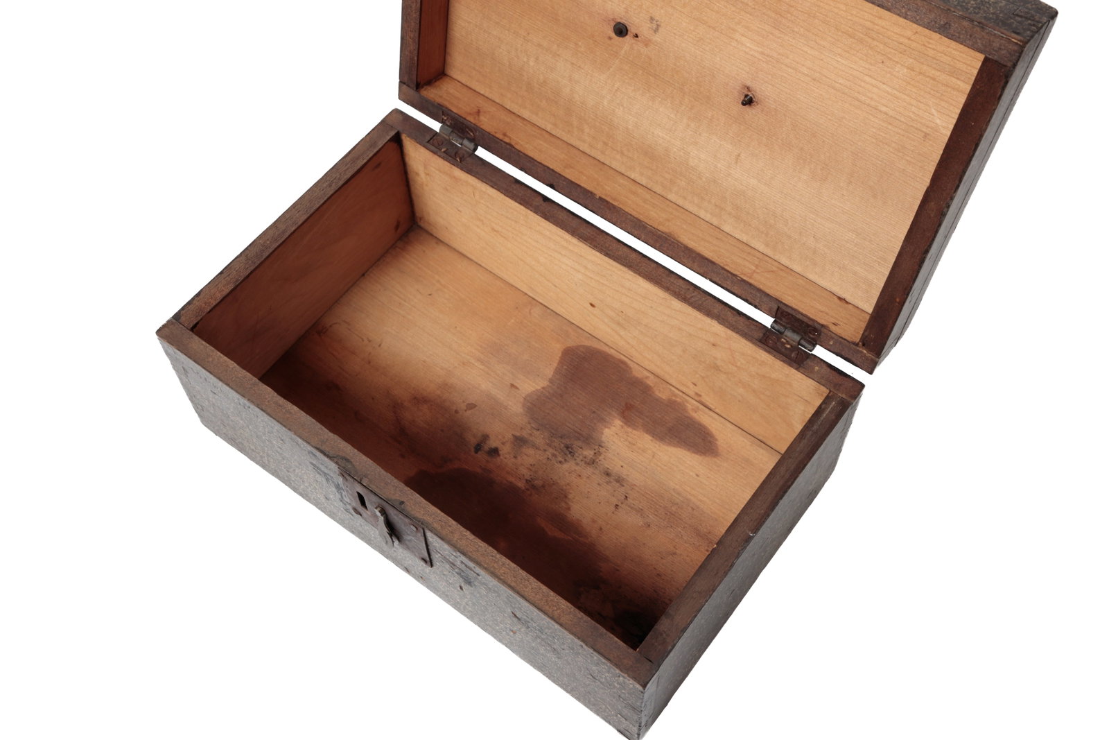 NEW ENGLAND PAINTED DOCUMENT BOX. - 10