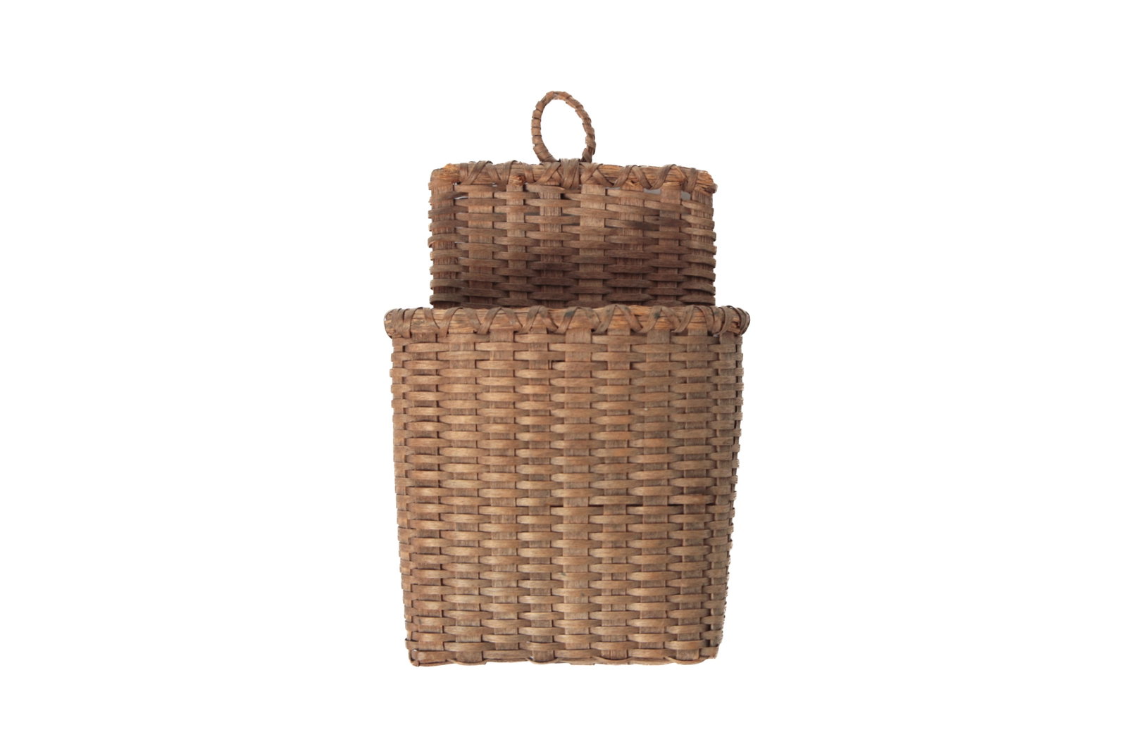 DIMINUTIVE HANGING WALL BASKET. (1 of 7)