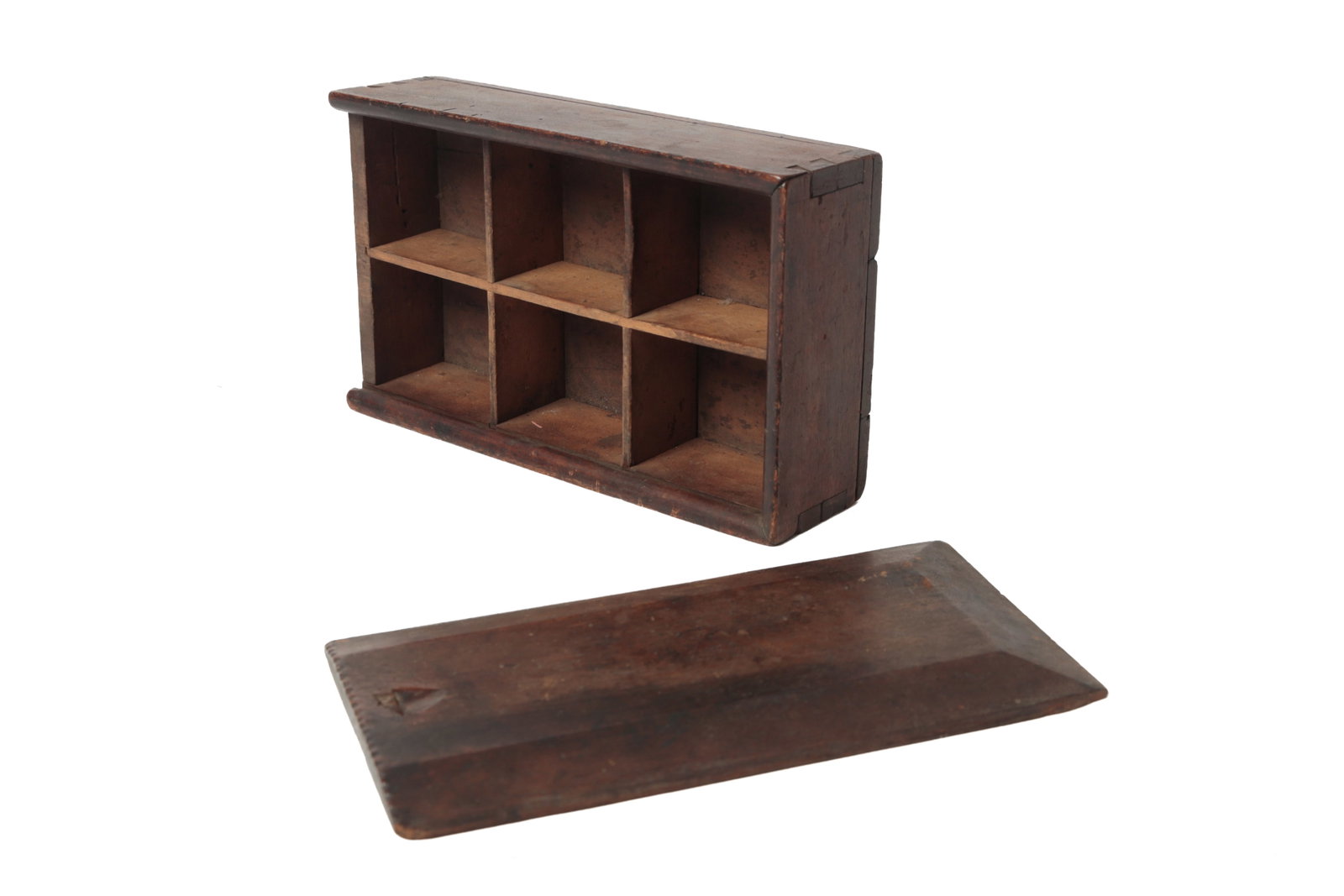 THREE WOOD BOXES. - 14