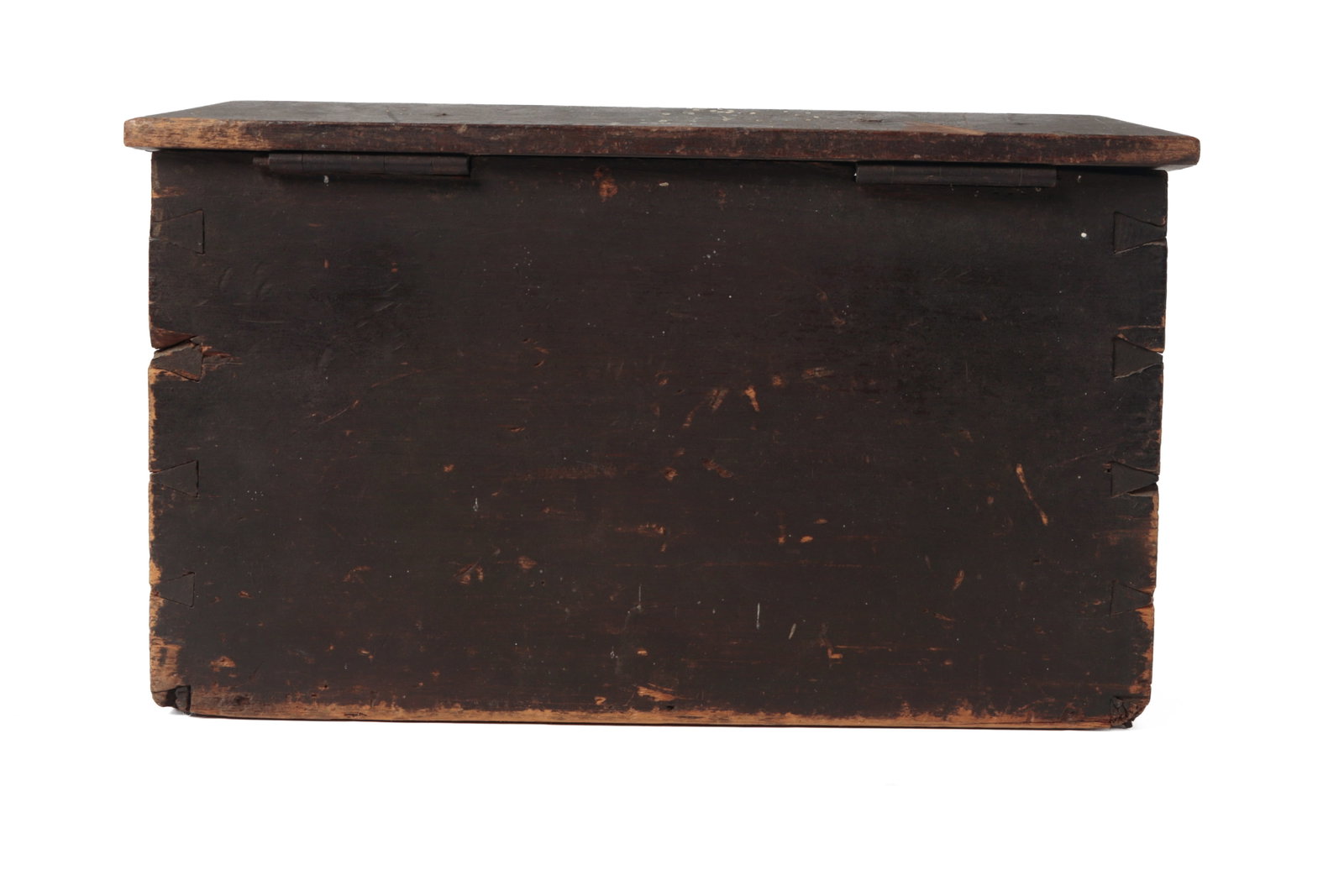 THREE WOOD BOXES. - 4