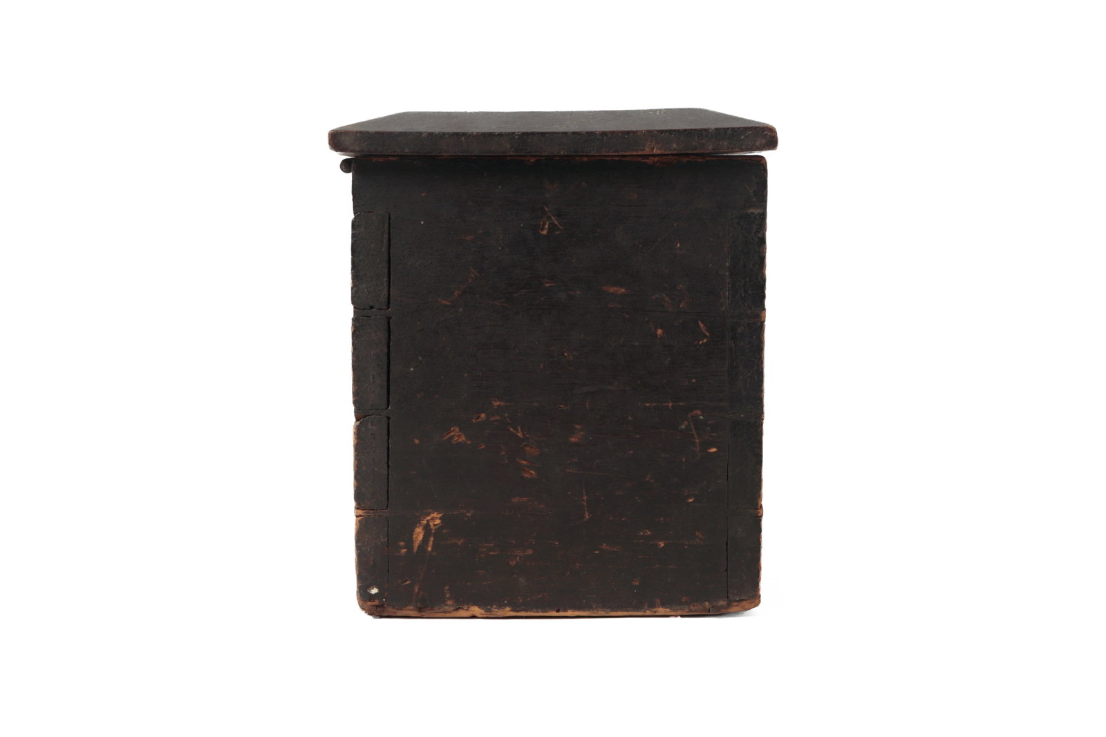 THREE WOOD BOXES. - 5