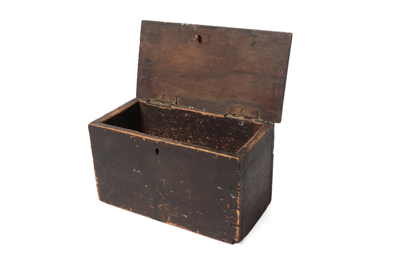 THREE WOOD BOXES. - 8