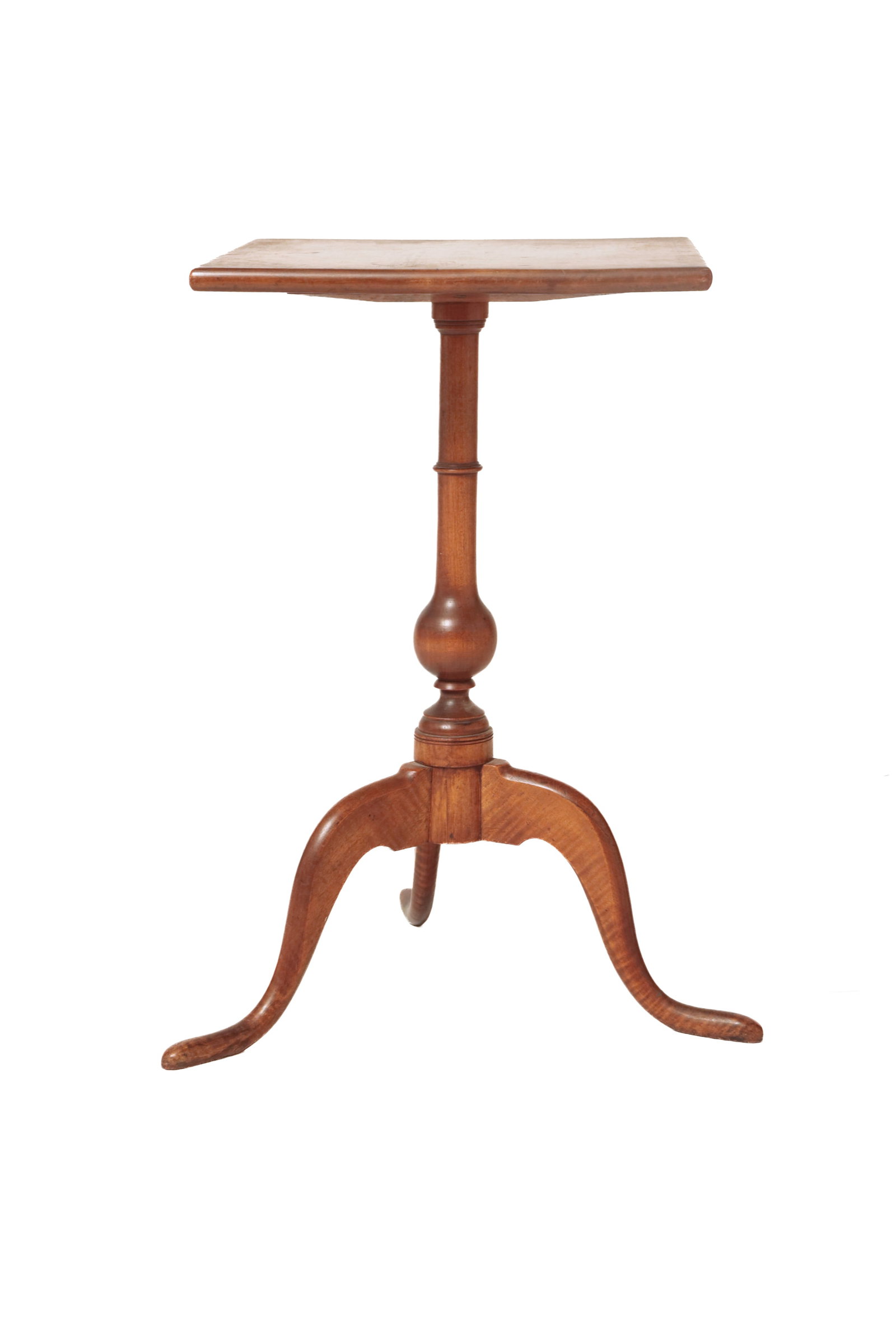 TIGER MAPLE CANDLESTAND. - 3