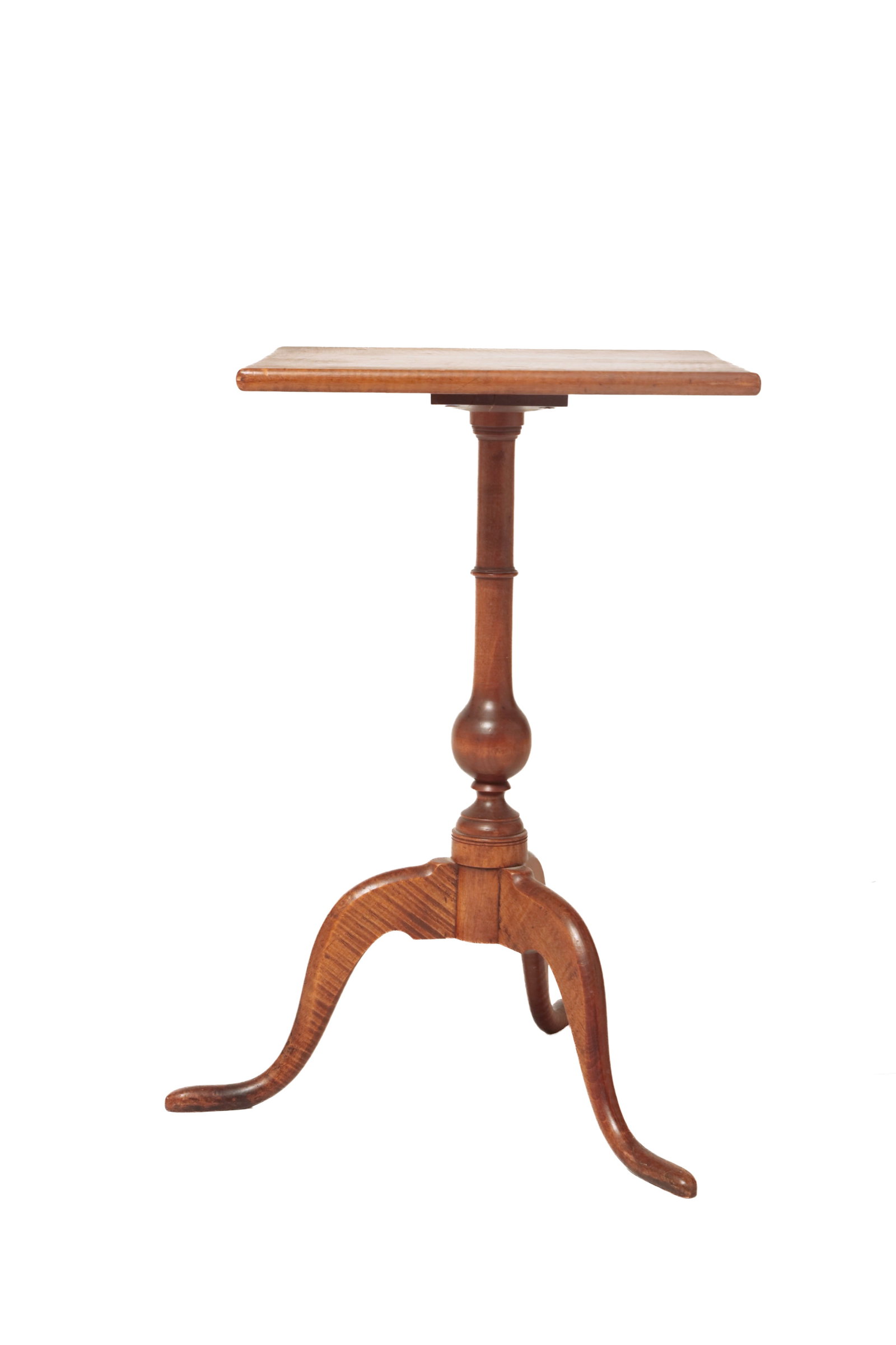 TIGER MAPLE CANDLESTAND. - 6