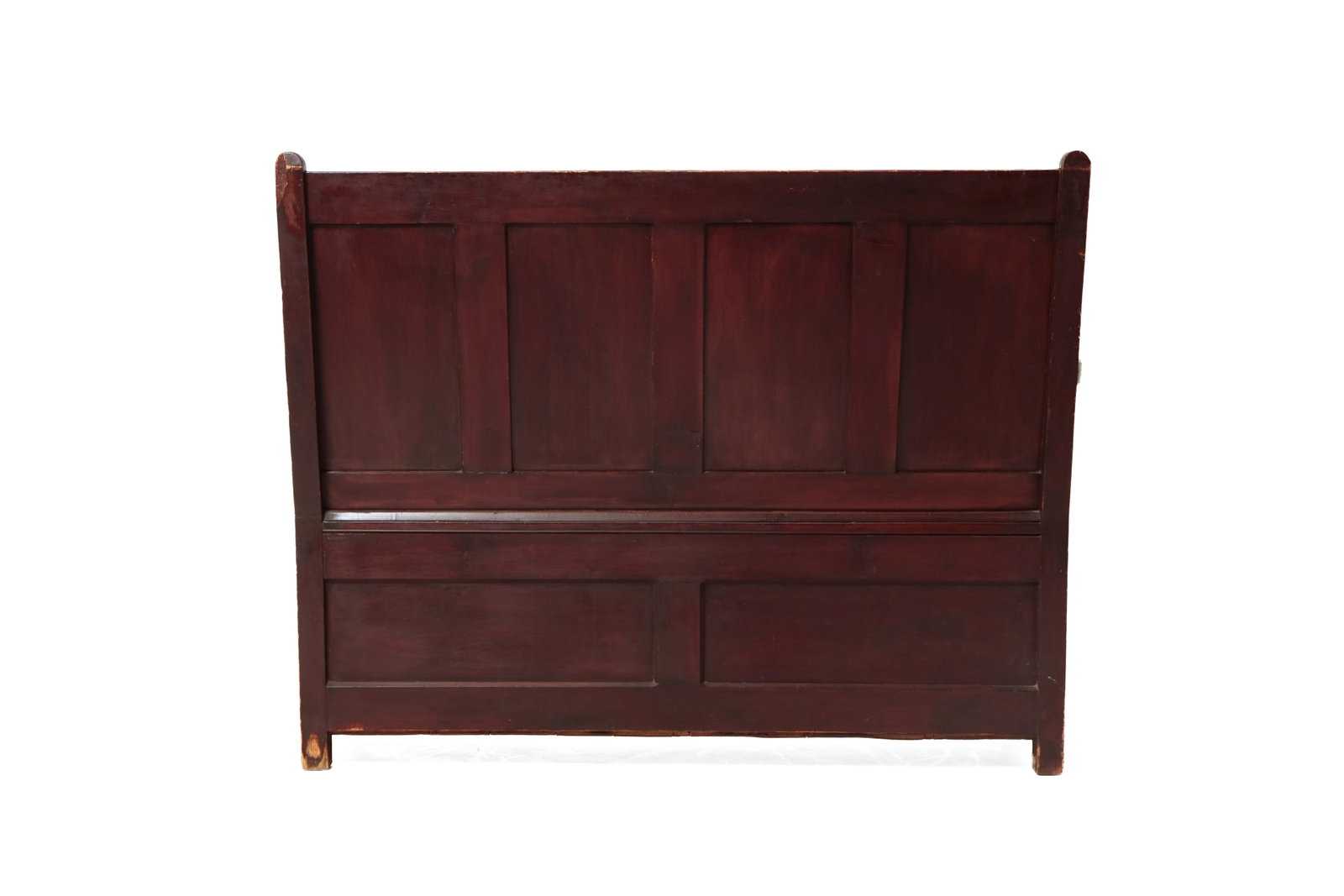 HIGH-BACK FIRESIDE BENCH. - 4