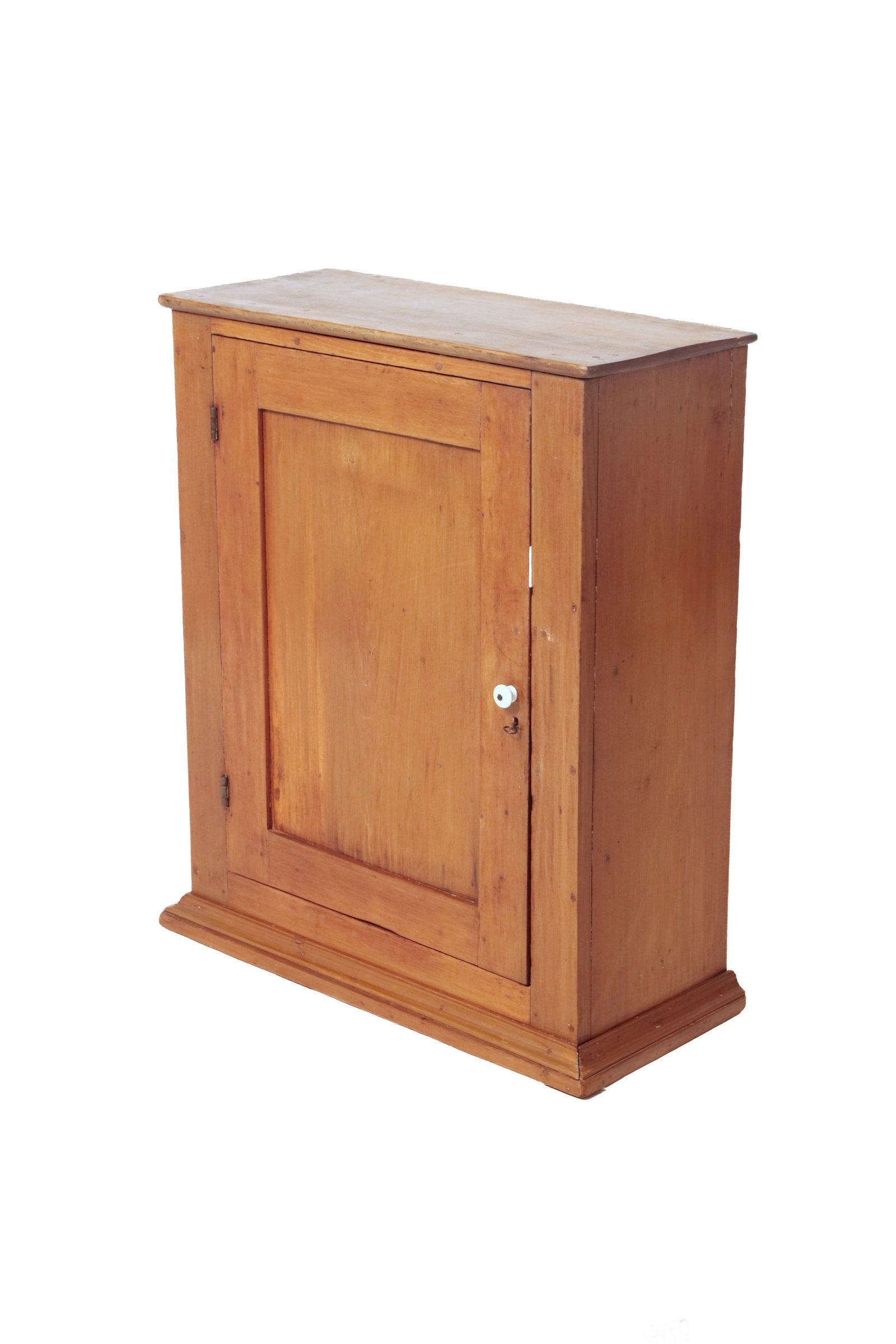 PINE HANGING CUPBOARD. (1 of 7)