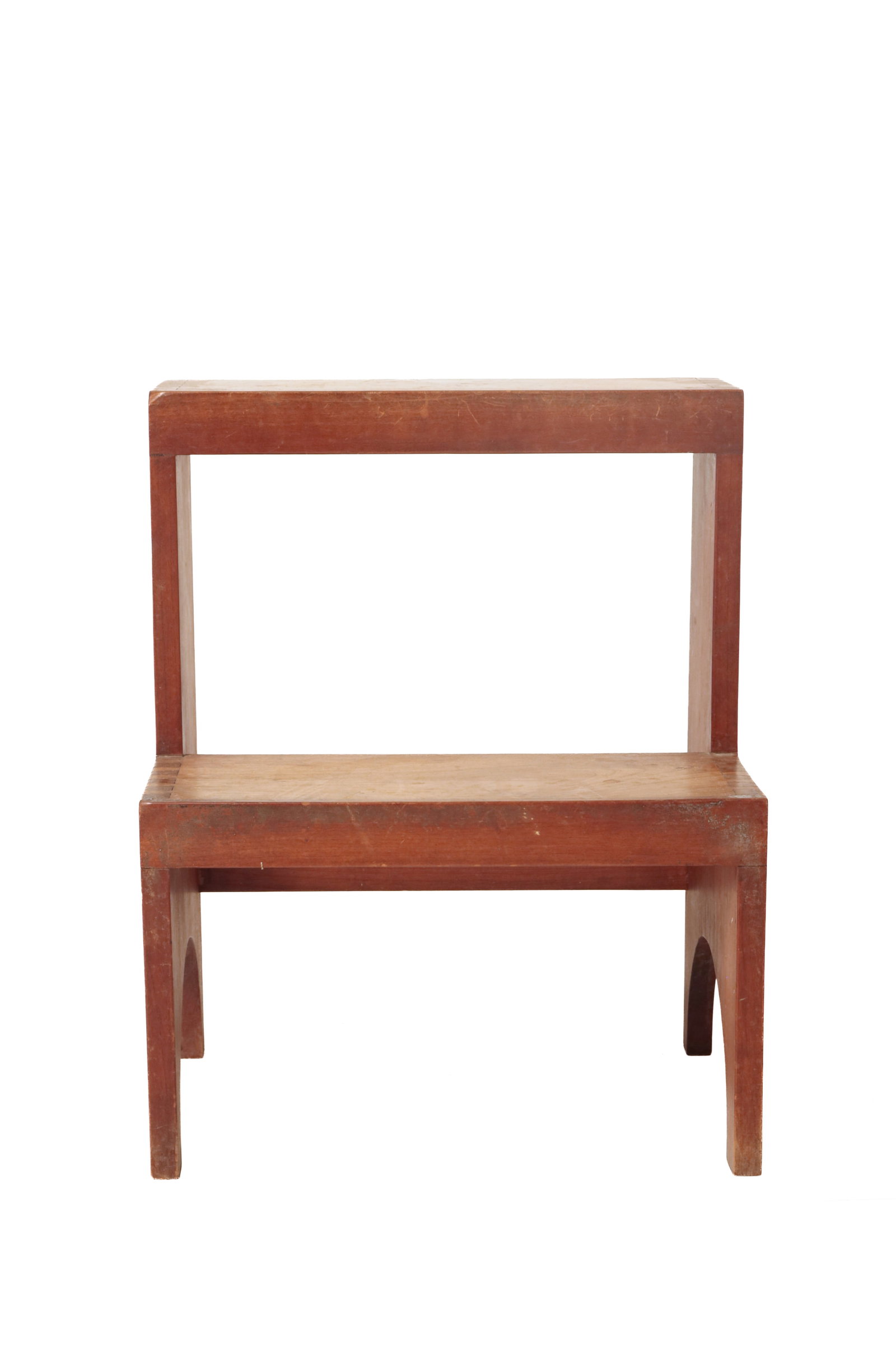 ENGLISH YEW BED STEPS. - 10