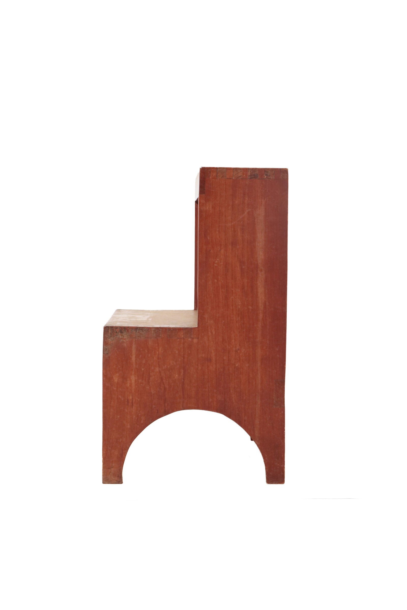ENGLISH YEW BED STEPS. - 11