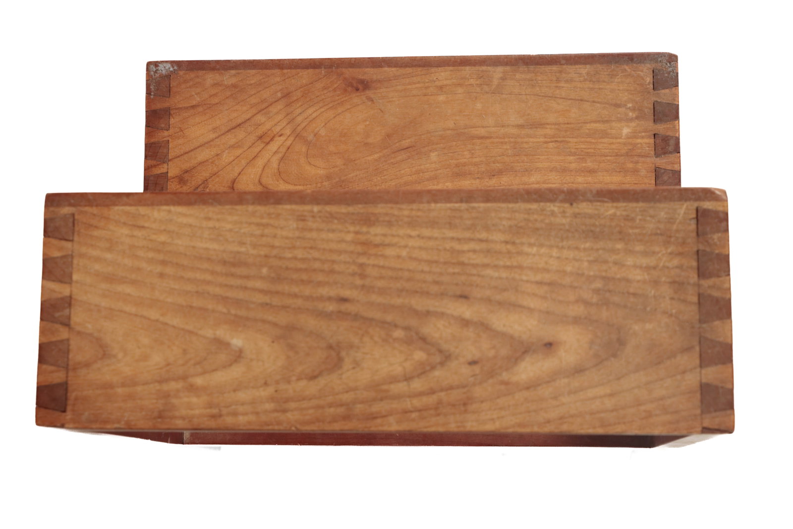 ENGLISH YEW BED STEPS. - 14