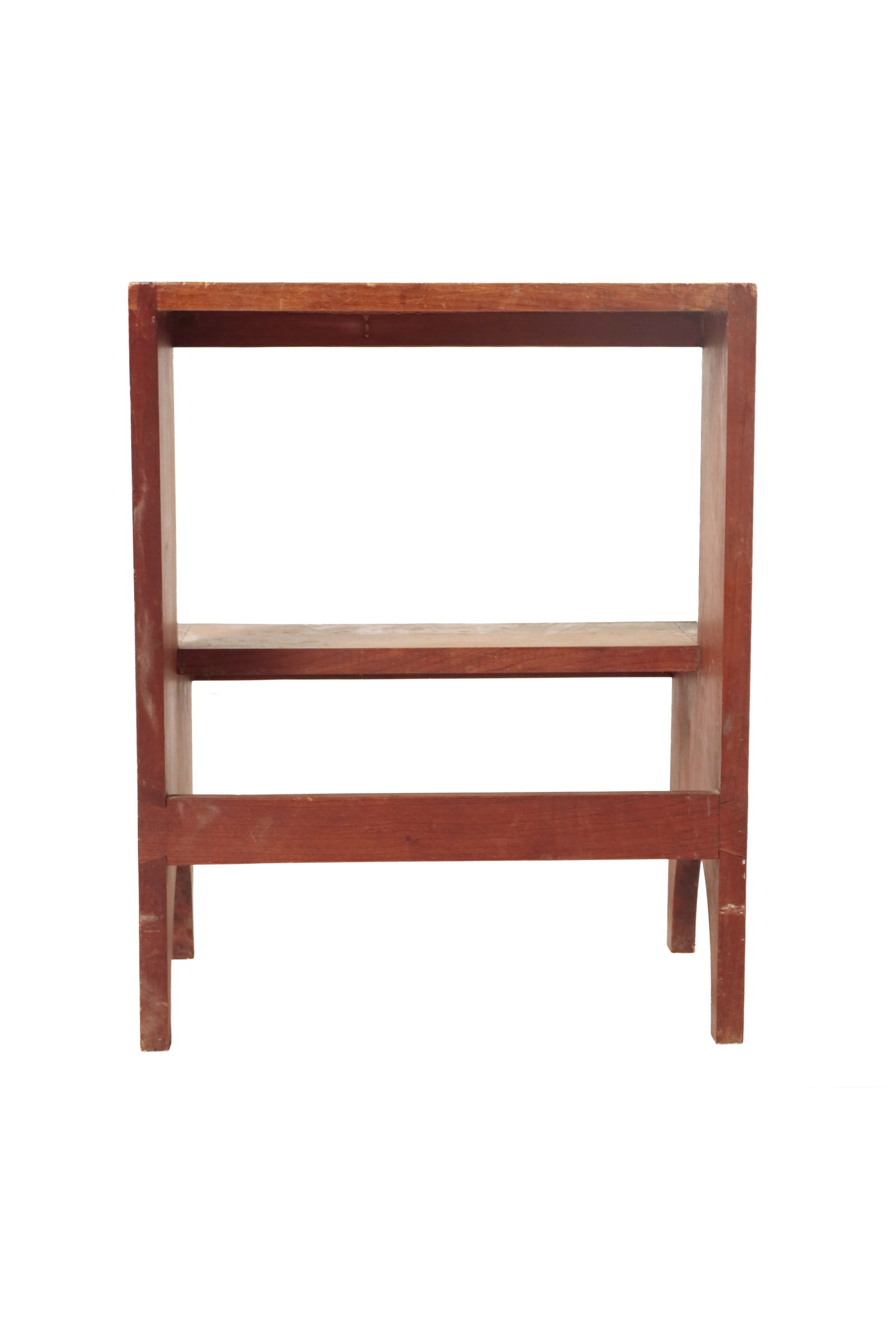ENGLISH YEW BED STEPS. - 4
