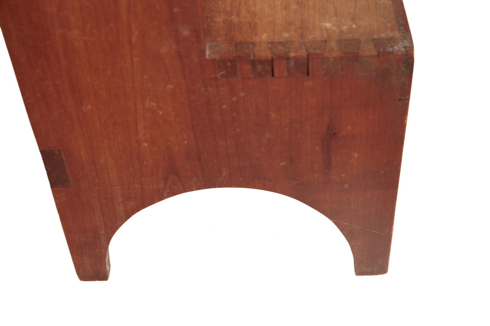 ENGLISH YEW BED STEPS. - 8