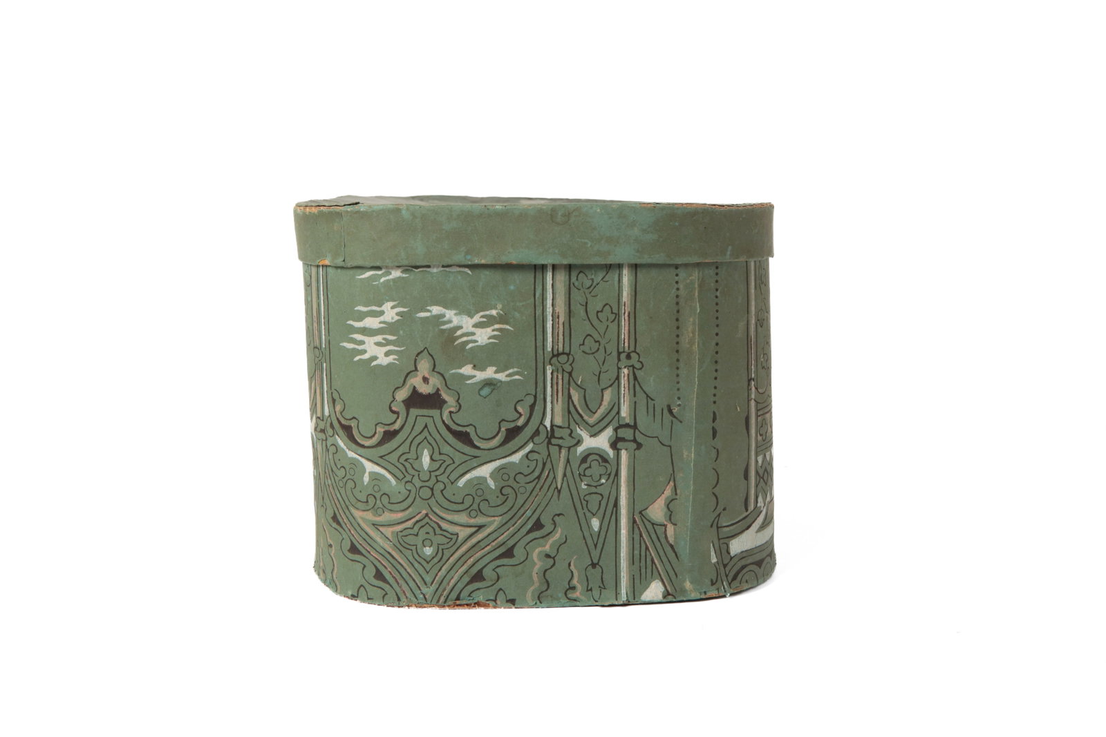 THREE WALLPAPER BAND BOXES. - 10