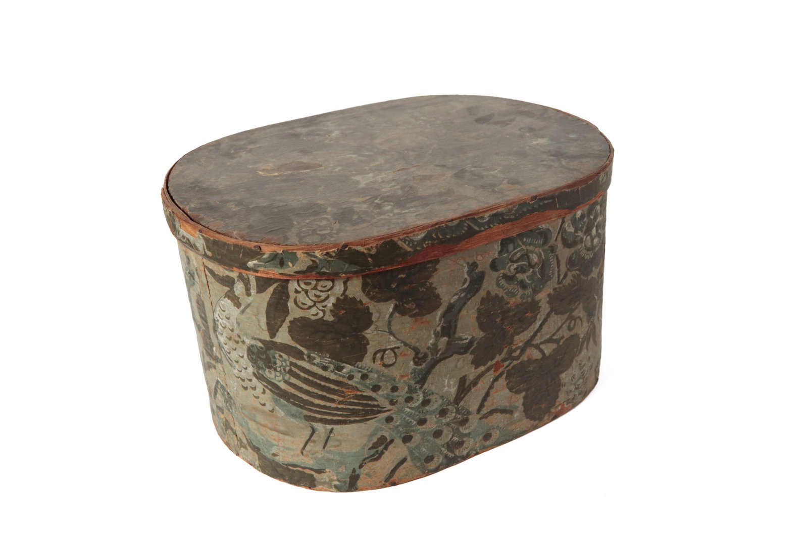 THREE WALLPAPER BAND BOXES. - 2