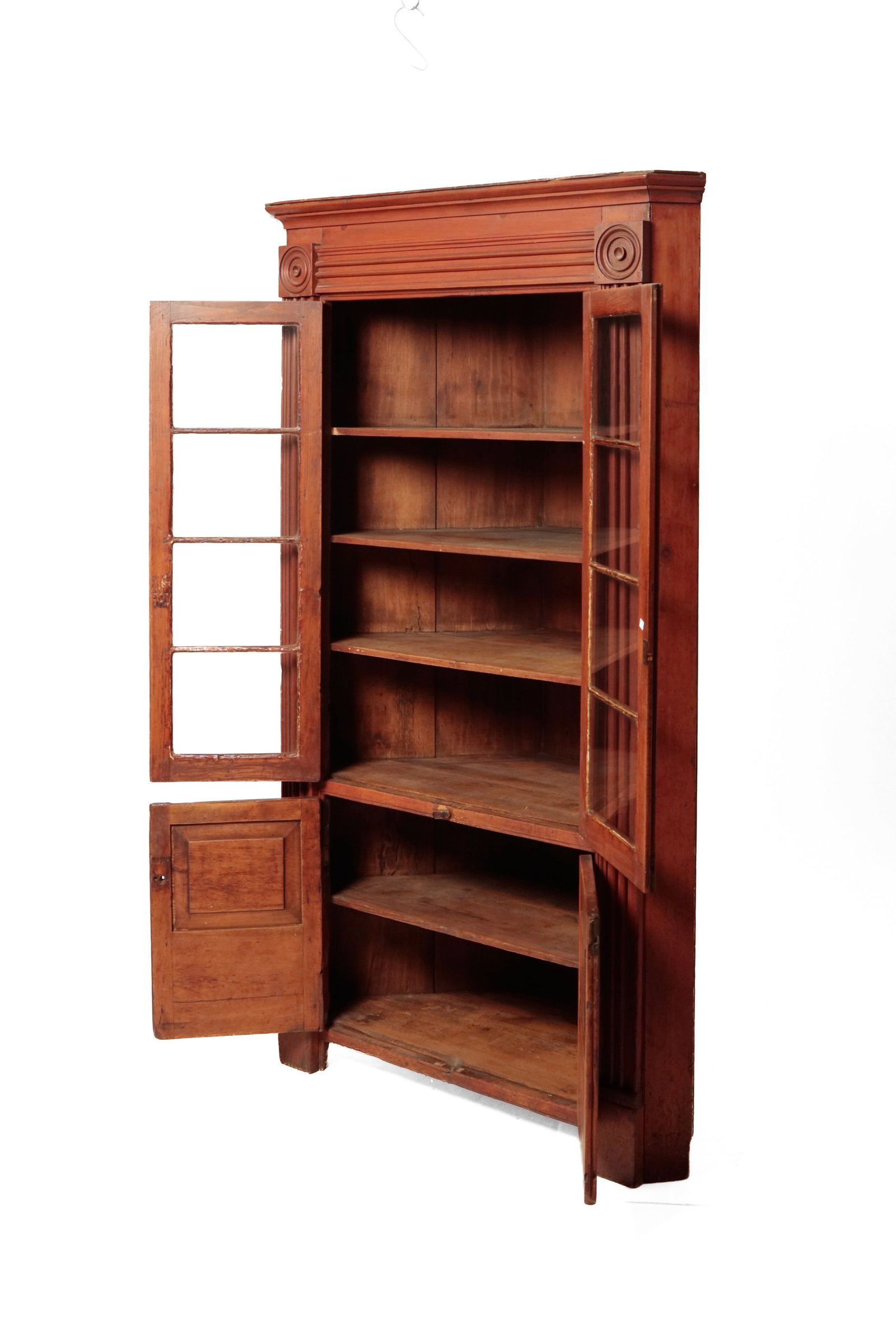 ARCHITECTURAL CORNER CUPBOARD. - 6