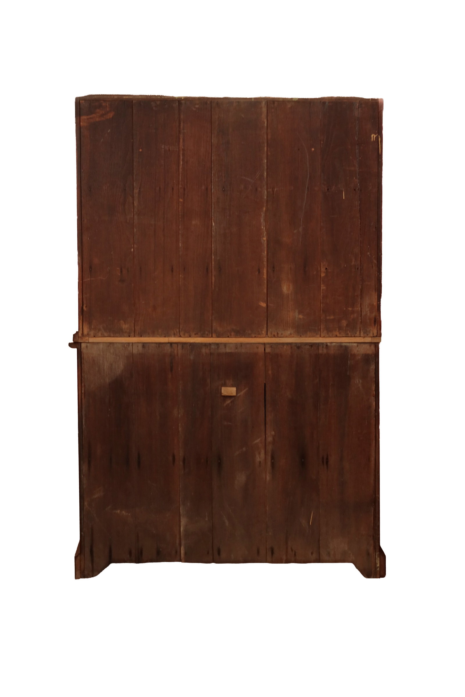 WALNUT STEPBACK CUPBOARD. - 3
