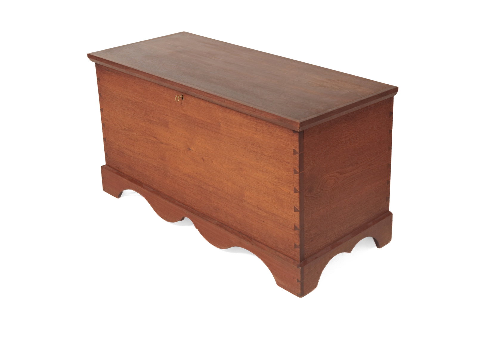 WALNUT BLANKET CHEST. (1 of 11)