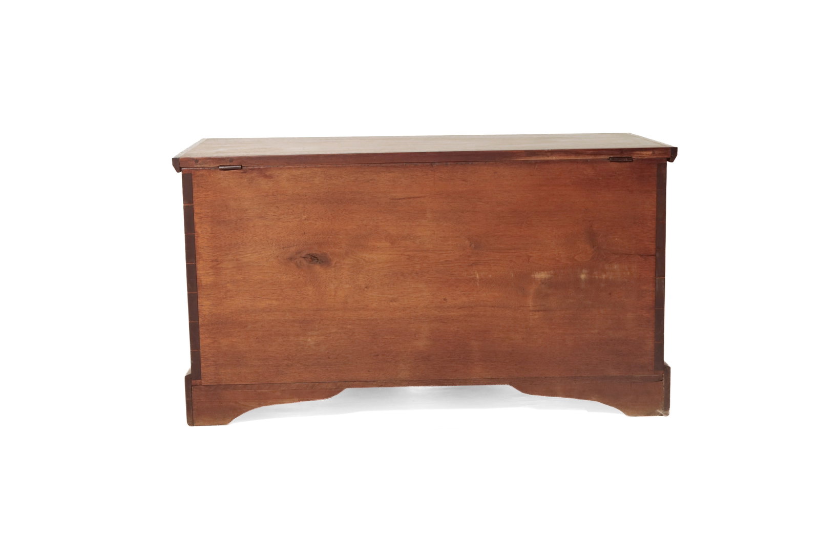 WALNUT BLANKET CHEST. - 4