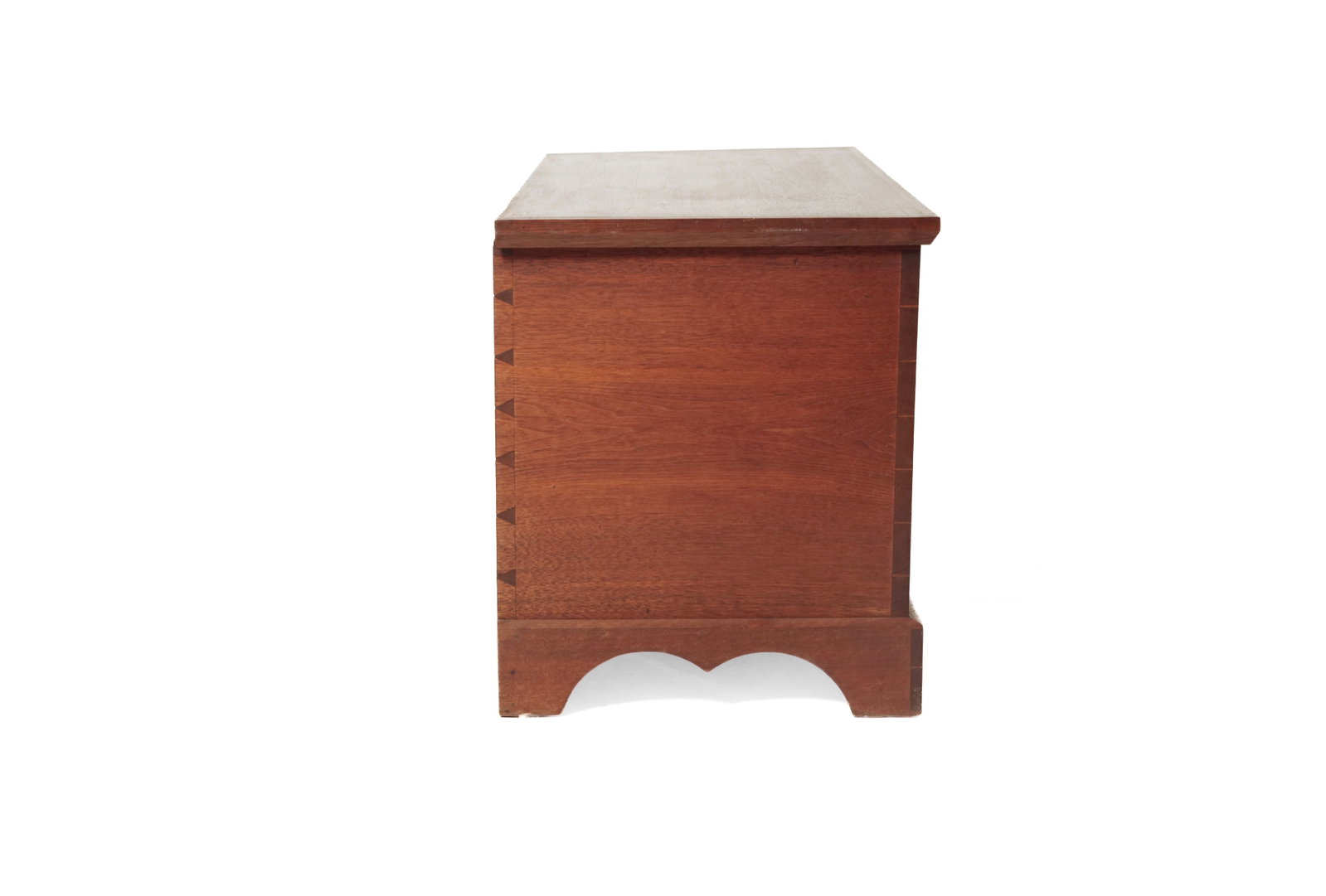 WALNUT BLANKET CHEST. - 5