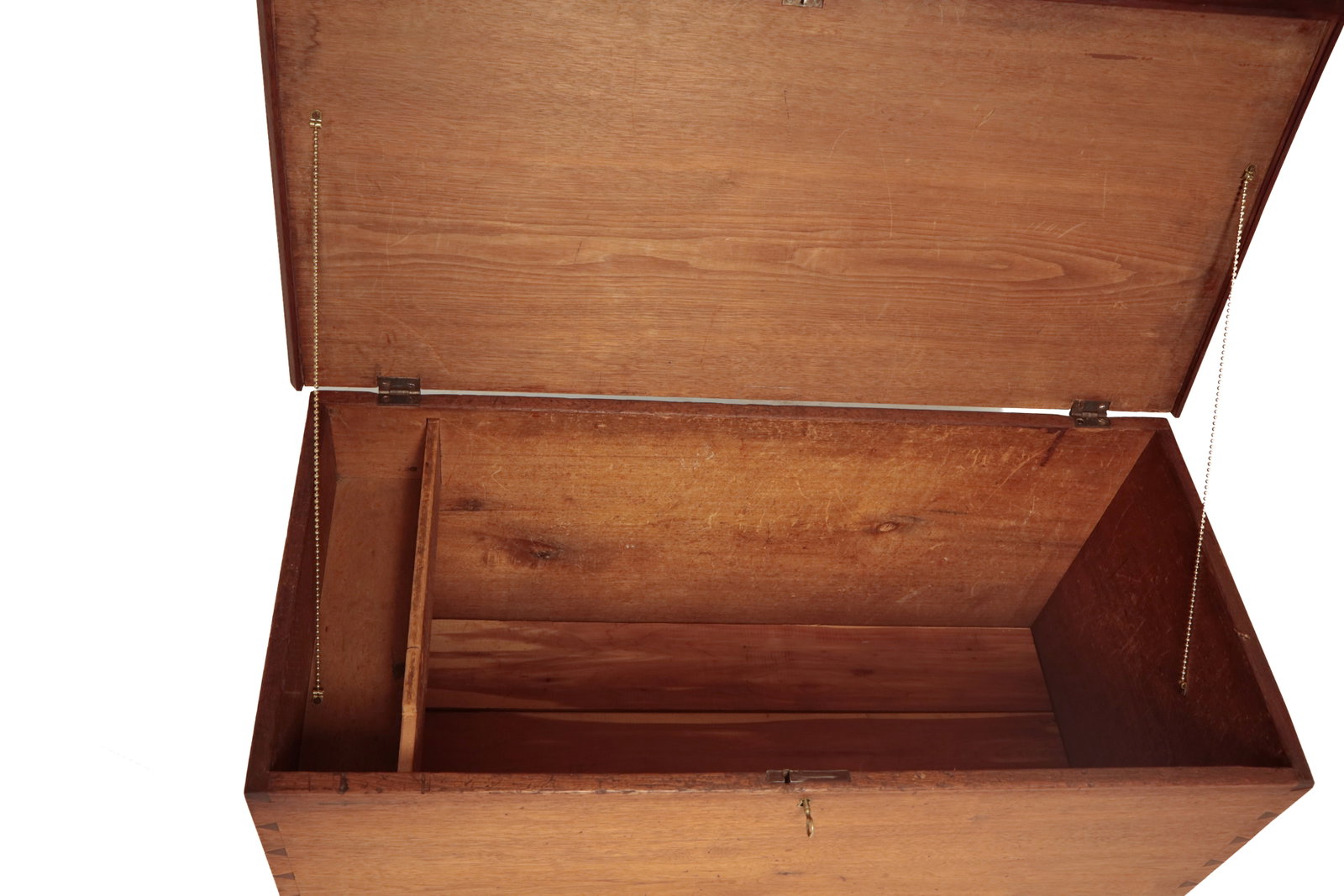 WALNUT BLANKET CHEST. - 7